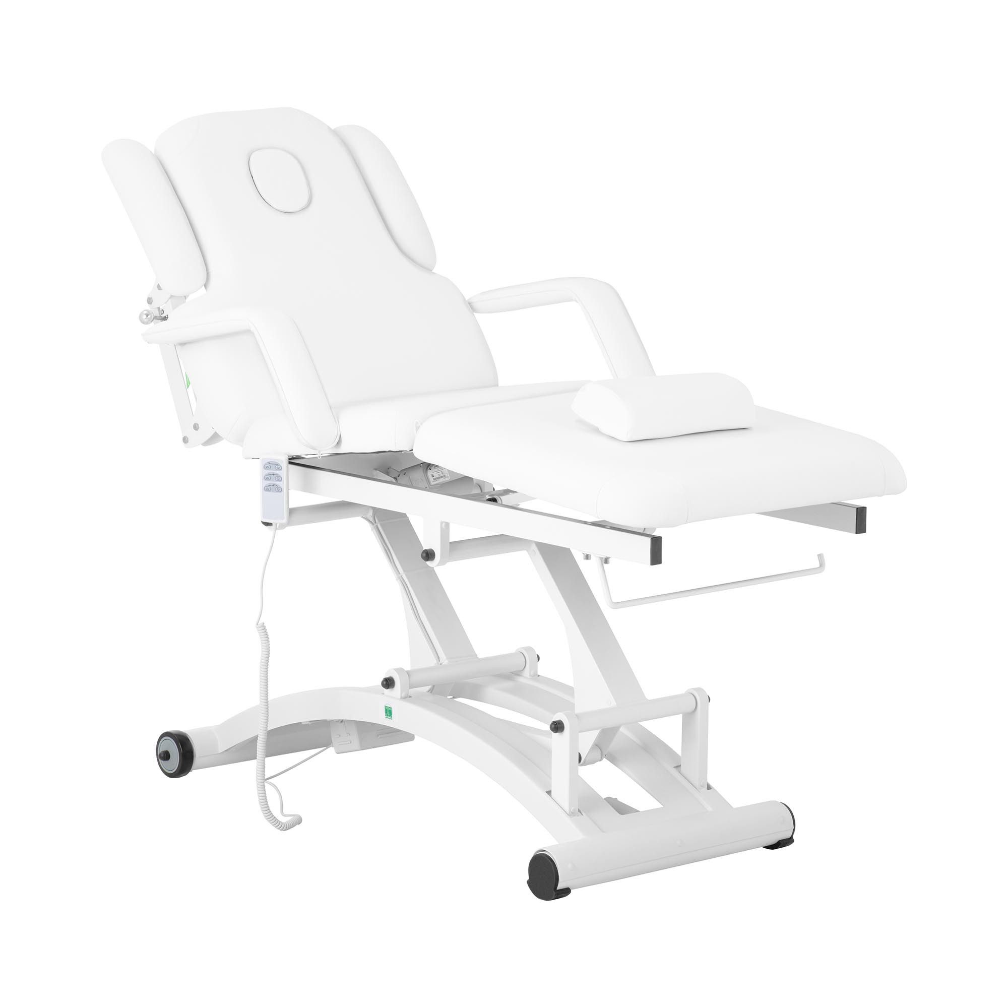 Physa Massageliege Elektrische Behandlungsliege 3 Motoren Kosmetikliege Therapie 200 kg, Weiß