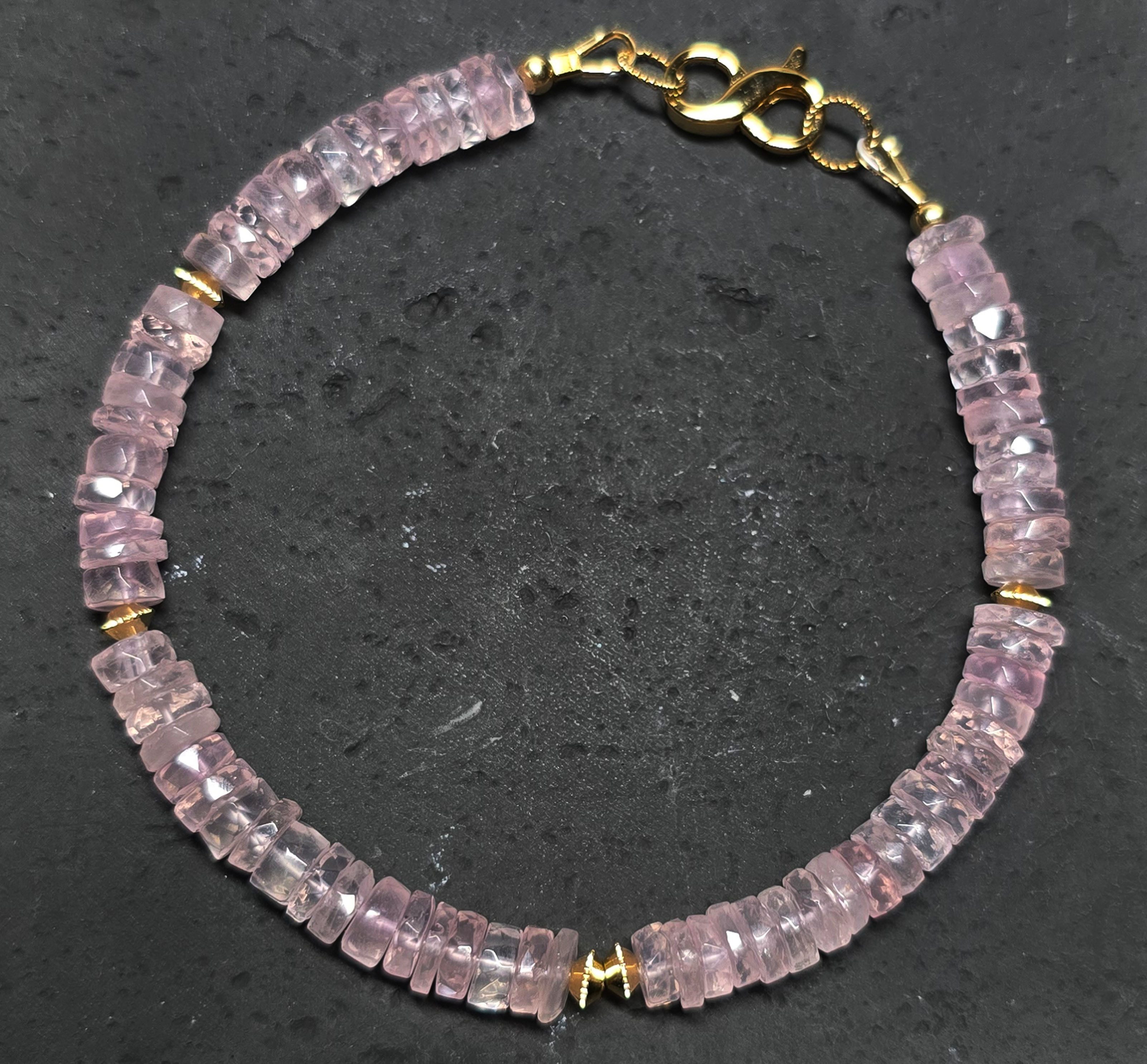 GOLDEN Charm-Armband Rosenquarz Armband, Heilarmband, Liebesarmband, günstig online kaufen