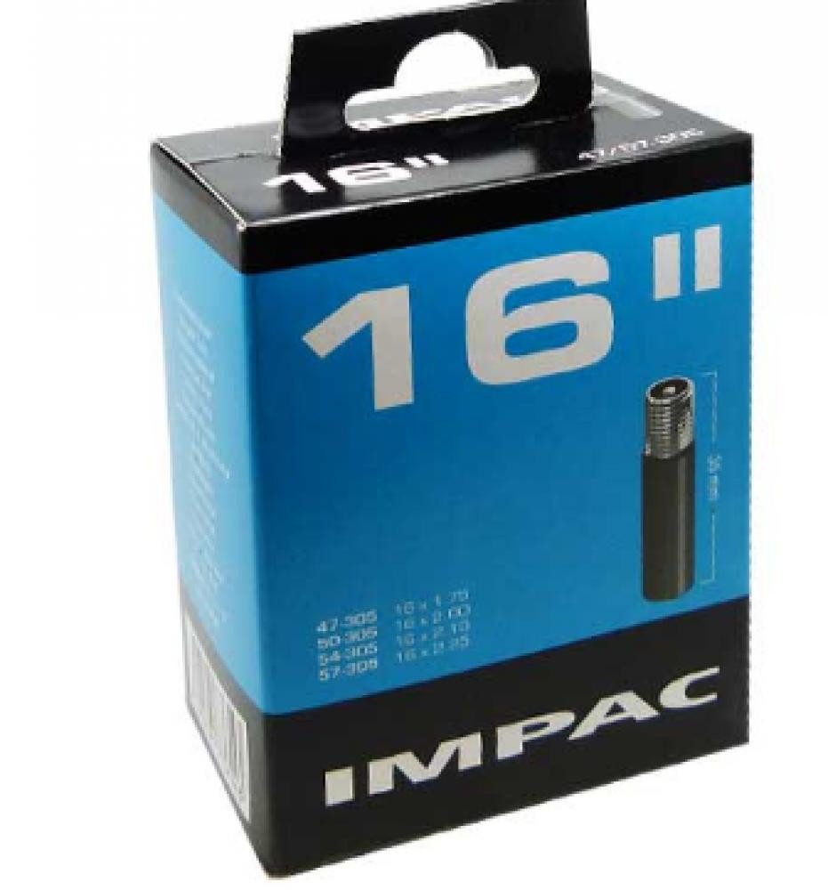 Impac Fahrradschlauch Impac Schlauch 16 AV - Autoventil 35 mm
