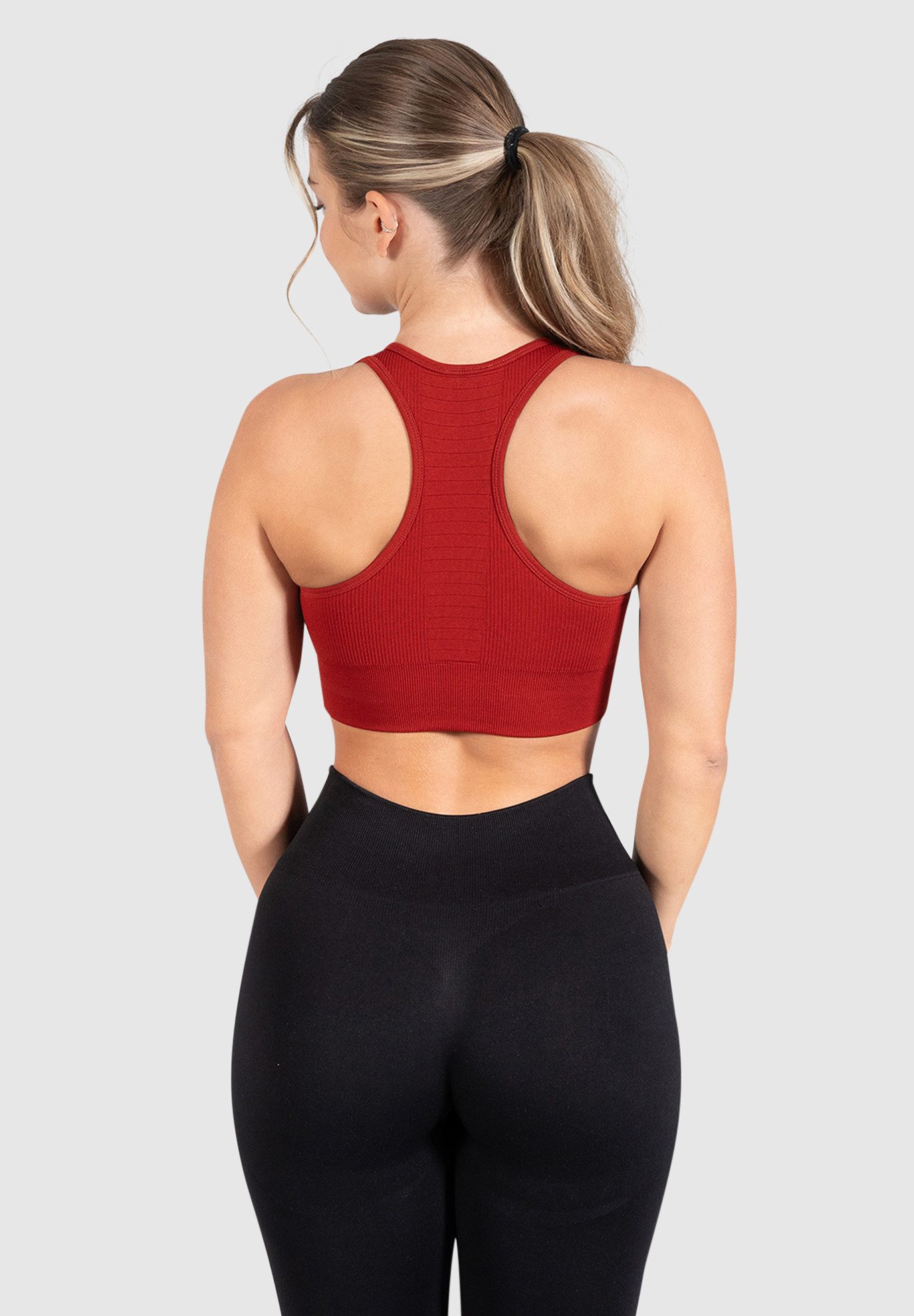 Smilodox Sport-BH Amaze Pro, Seamless Sport Bra Gerippter Stoff Fitness Yog günstig online kaufen