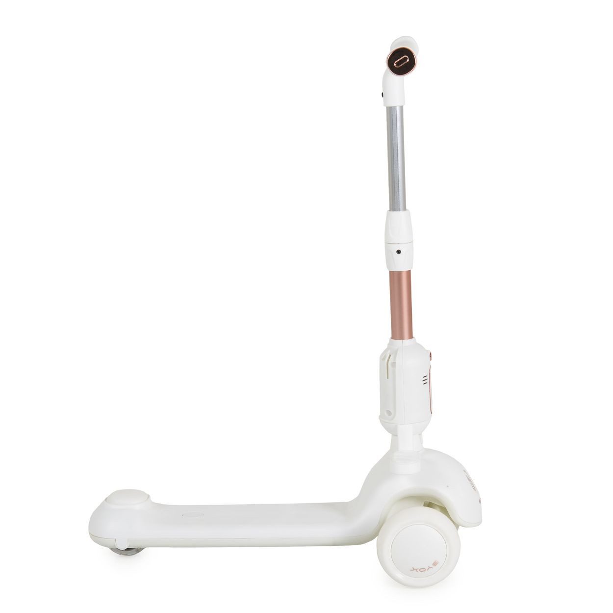 Byox Cityroller Kinderroller Velvet Royal 2in1, Laufrad Musik- und Lichteffekte Fußstütze