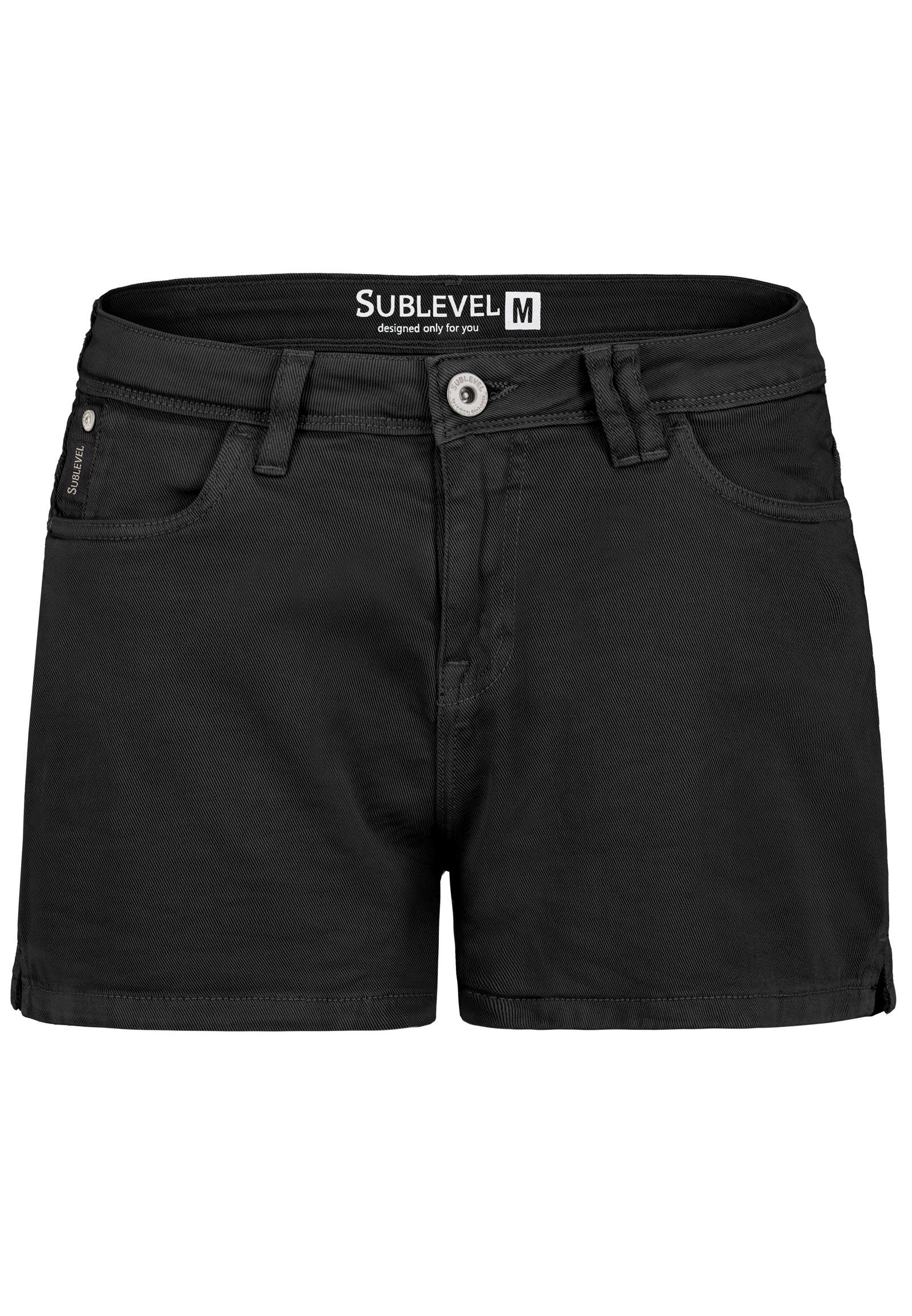 SUBLEVEL Bermudas Damen Jeans Shorts Bermuda günstig online kaufen