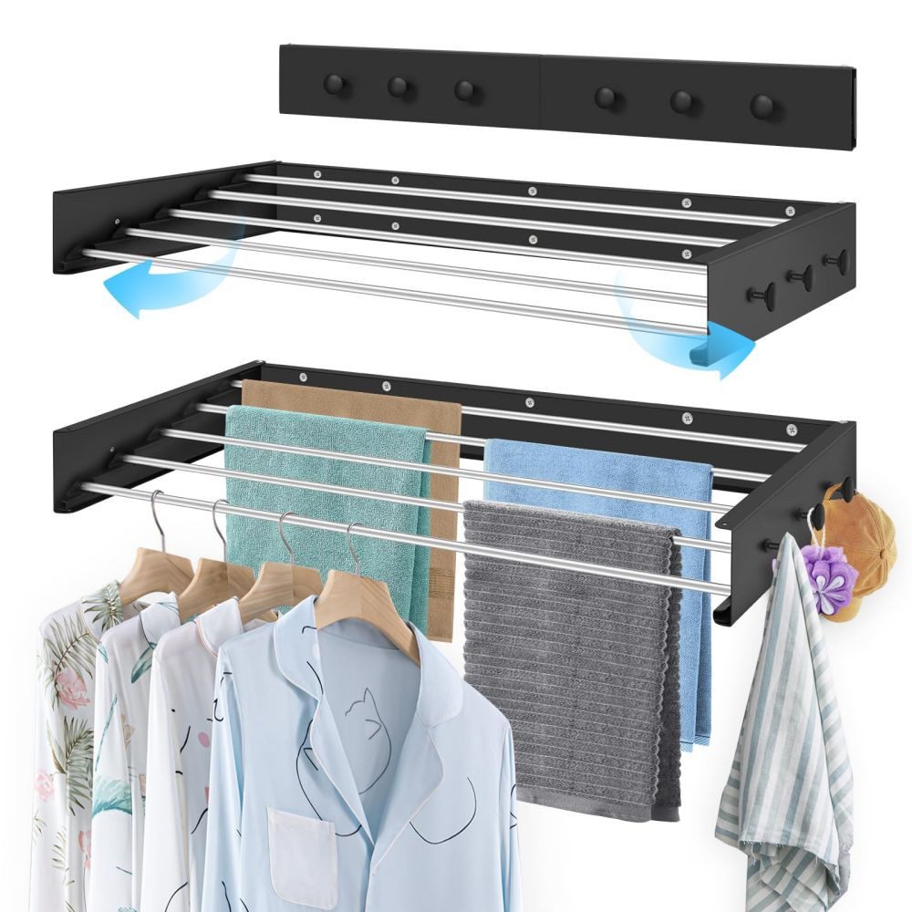 Wandwäschetrockner Рама для сушки белья zur Wandmontage, 5 Ebenen, Klappbaren, 40 Extendable