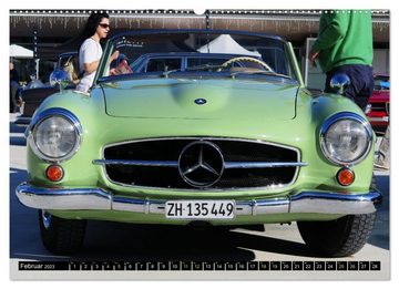 CALVENDO Wandkalender Mercedes SL Classics (Premium, hochwertiger DIN A2 Wandkalender 2023, Kunstdruck in Hochglanz)