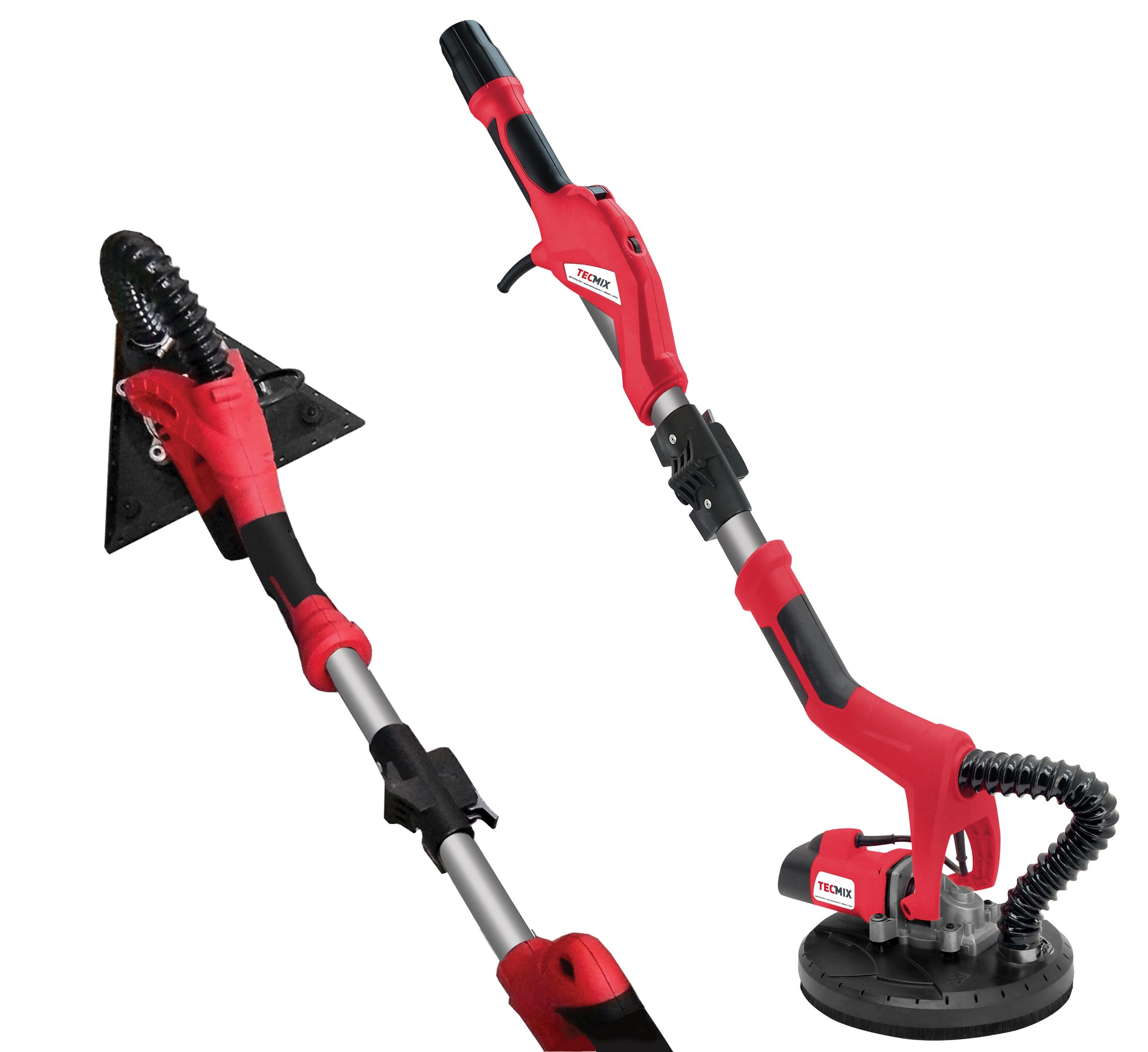 TECMIX Deckenschleifer TM LHS 710 D [230V - EU] 2 in 1 Langhalsschleifer, max. 1500 U/min, Inkl. wechselbarem Schleifkopf