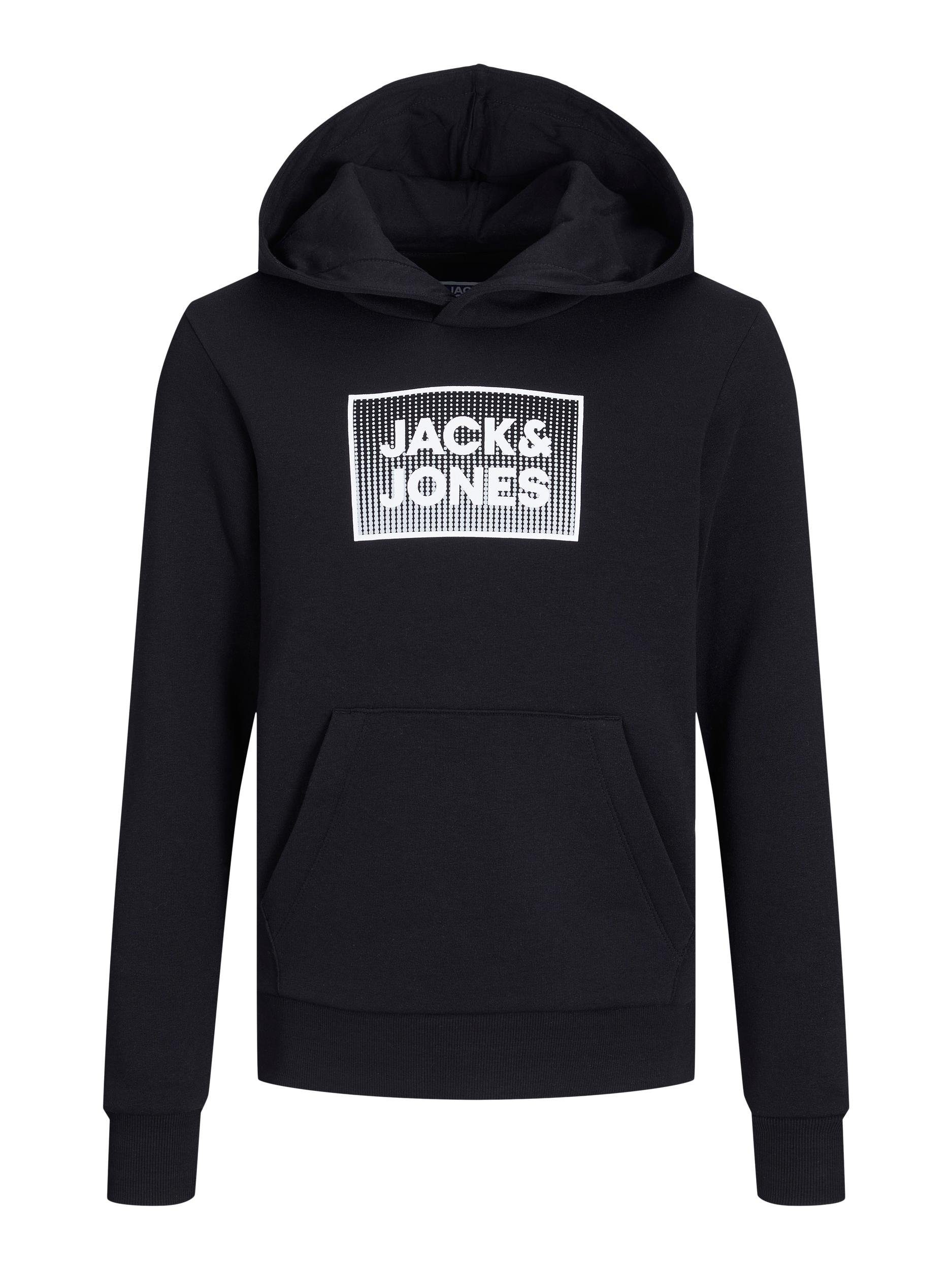 Jack & Jones Junior Sweatshirt JJSTEEL black JNR SWEAT HOOD