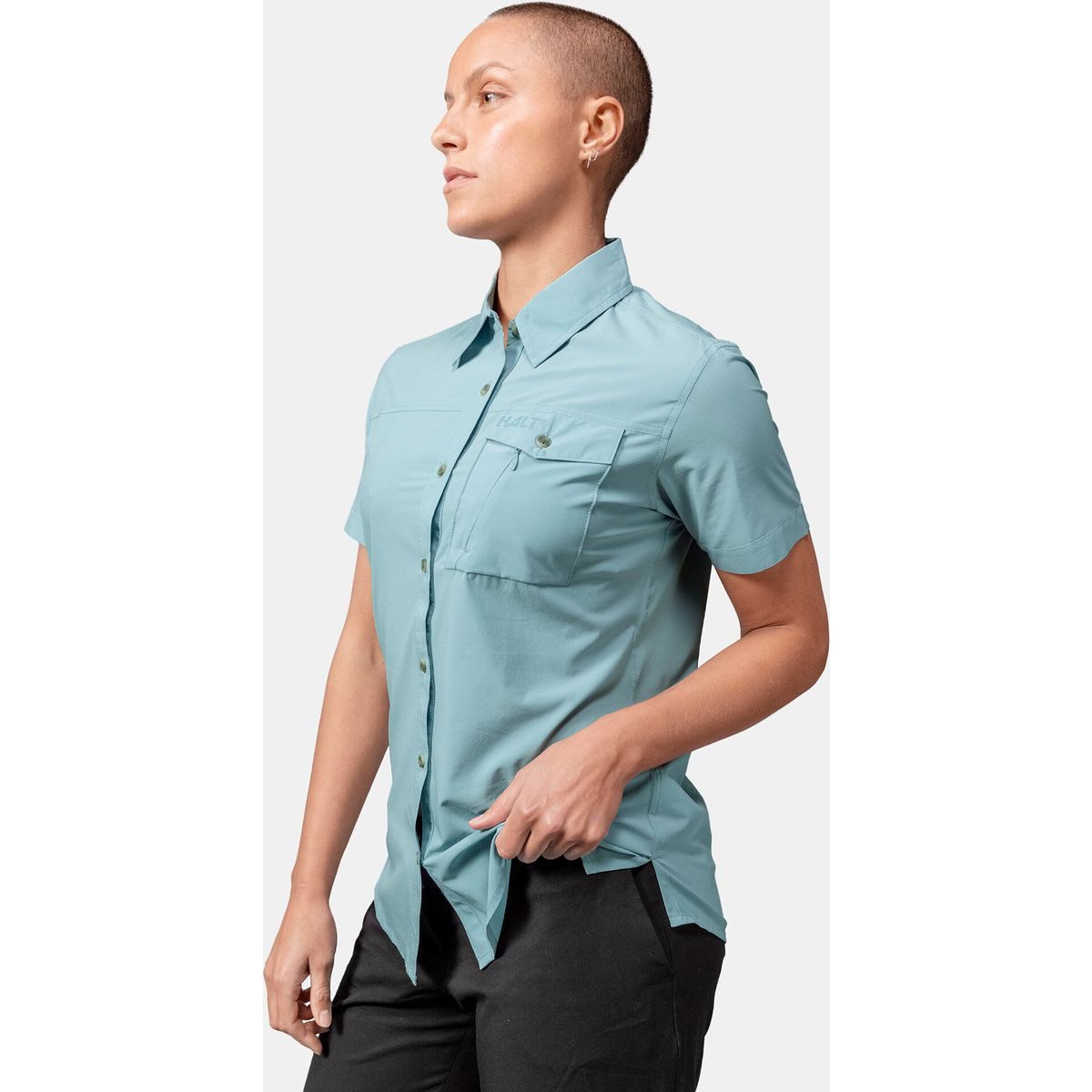 HALTI Kurzarmshirt Samoy W T-shirt Ideal für Freizeit und Alltag, bietet dieses T-Shirt Komfort und Stil