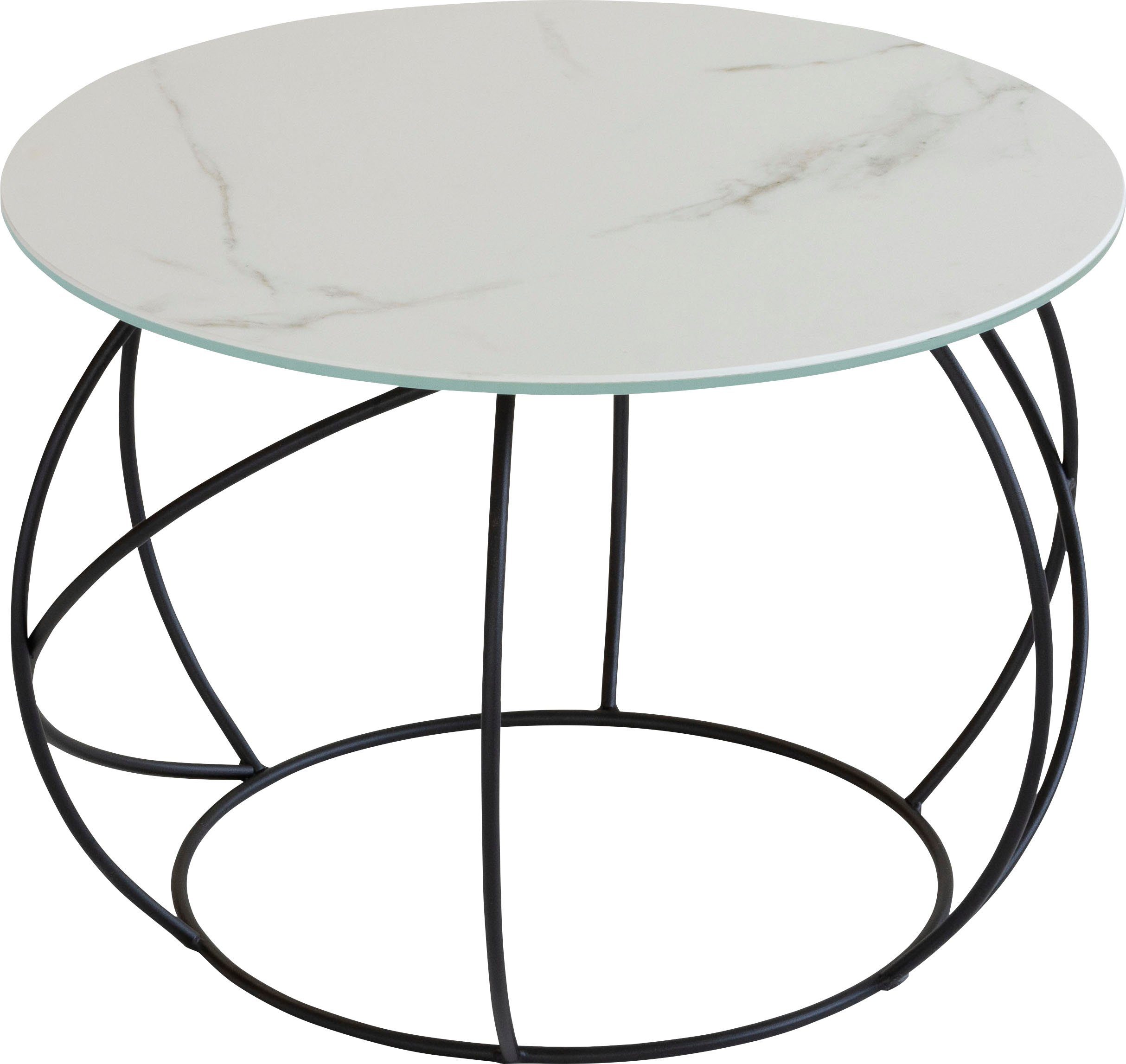 Henke Möbel Beistelltisch, Tischplatte aus hochwertiger Keramik | Ablagetische