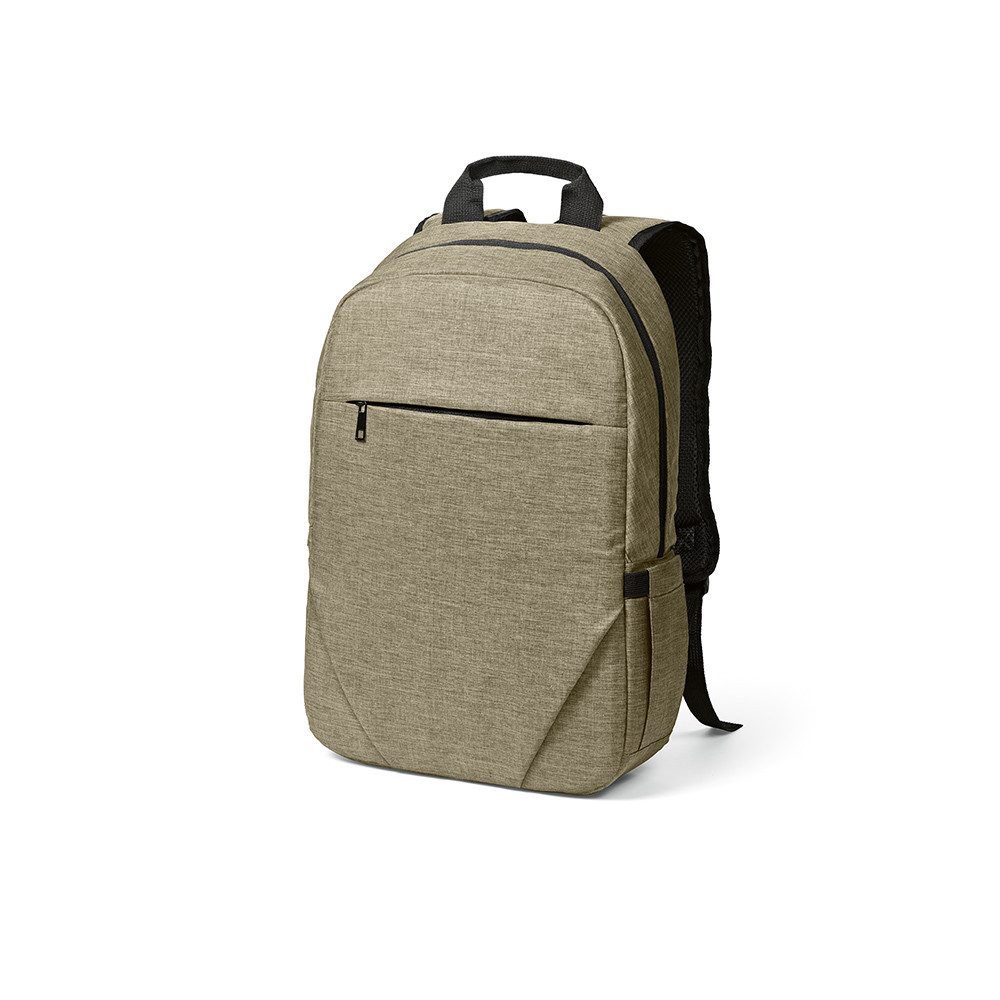 CABBEL Rucksack Rucksack 18L Laptop 17 Zoll rPET Trolley nachhaltig öko leicht 31cm (Rucksack, 1-tlg., Einzelartikel), Kamel, recyceltes Polyester, gepolstert, ergonomisch, 91,2%