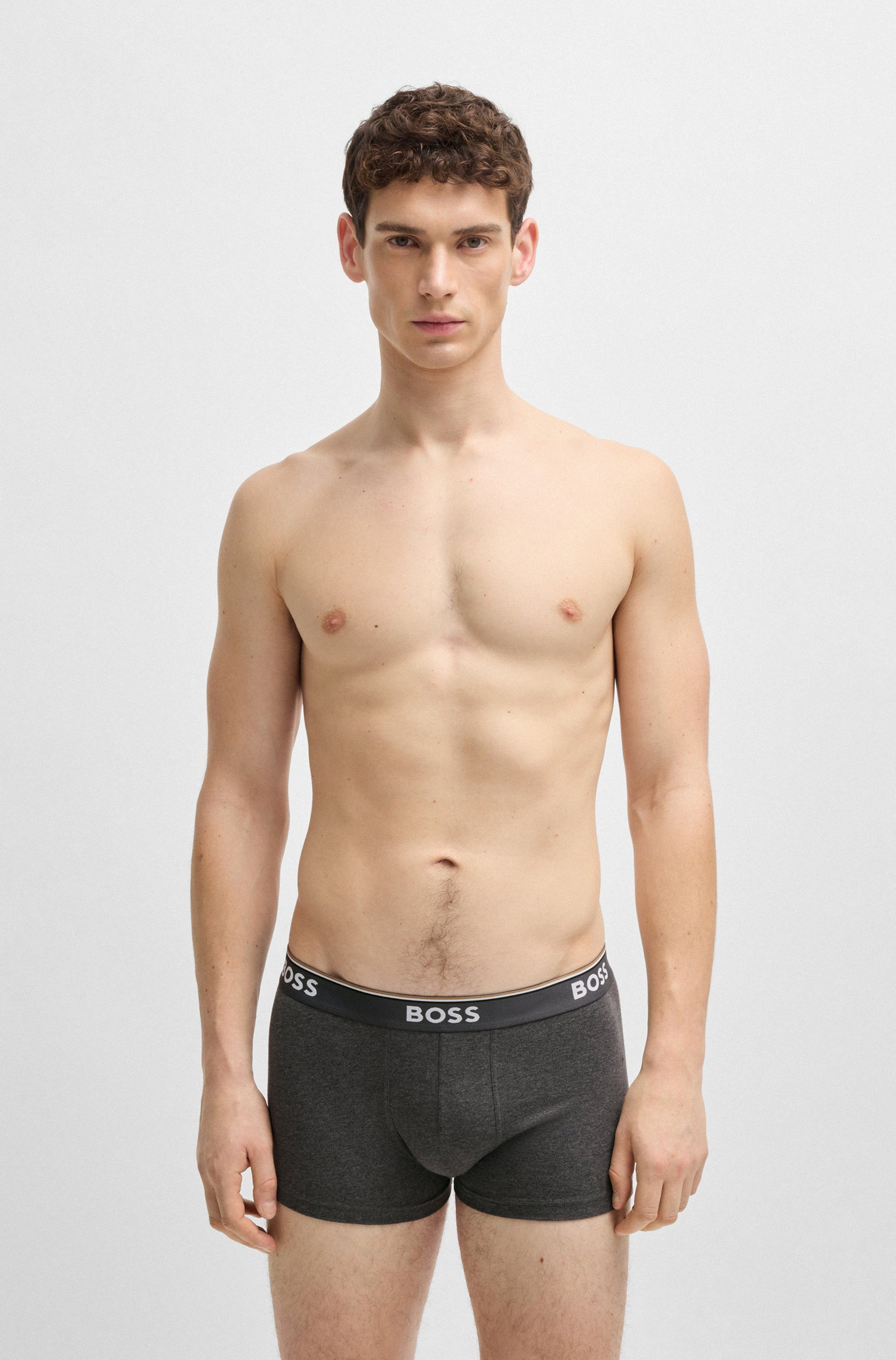 BOSS Trunk TRUNK 3 PACK (3-St) BOSS Schriftzug auf dem Bund