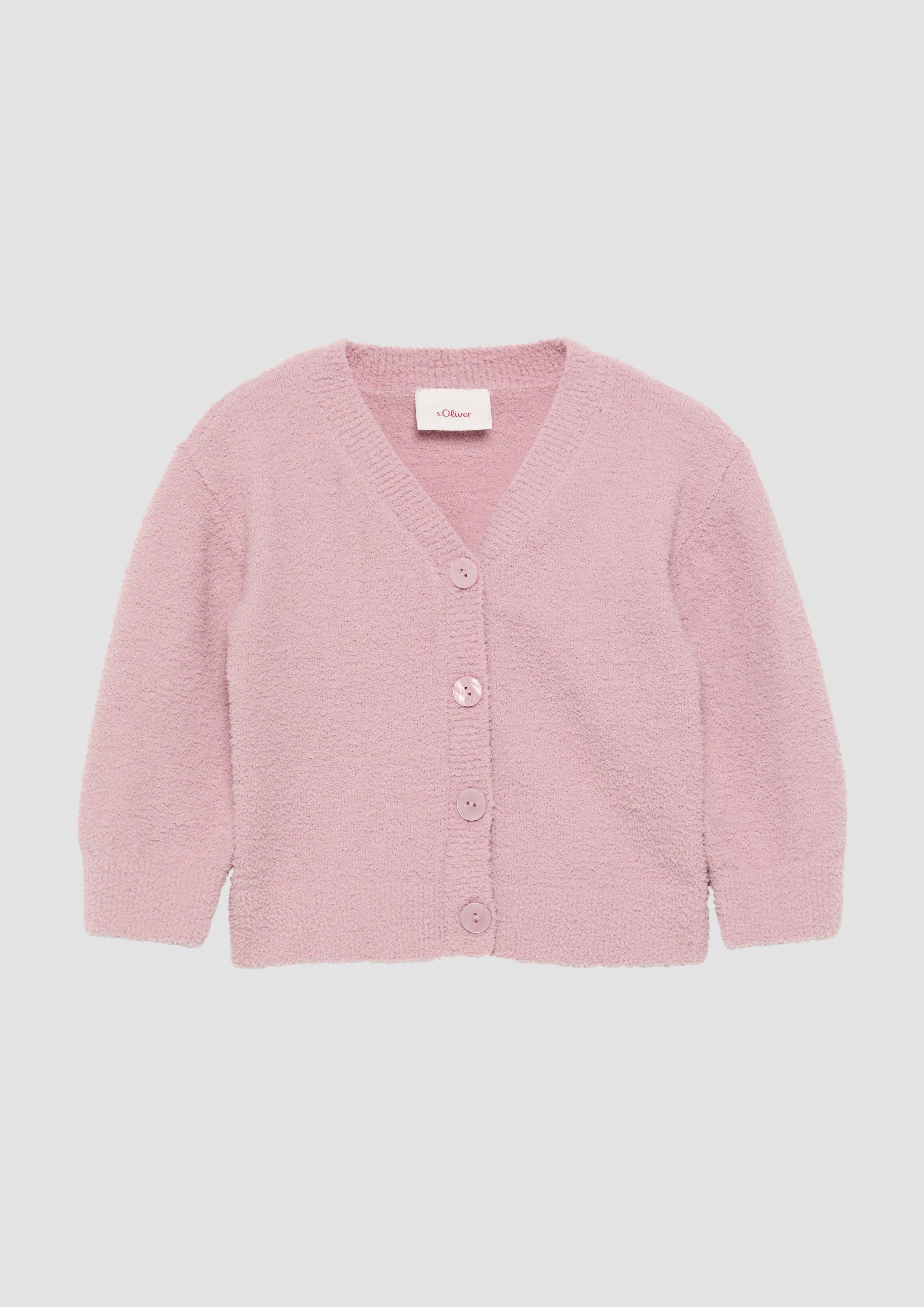 Strickjacke Weiche Strickjacke aus Bouclé