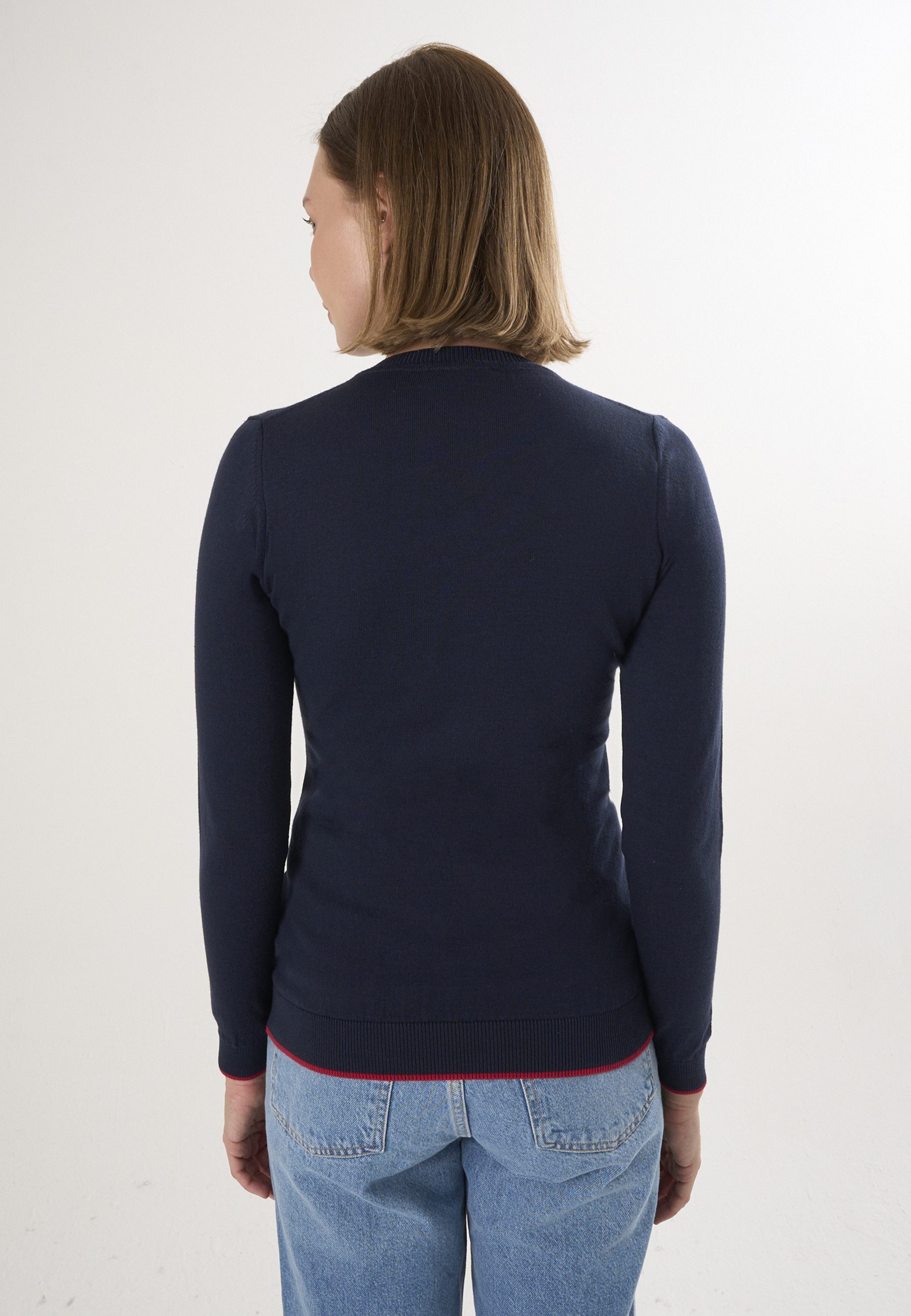 Felix Hardy V-Ausschnitt-Pullover V-Ausschnitt-Strickpullover