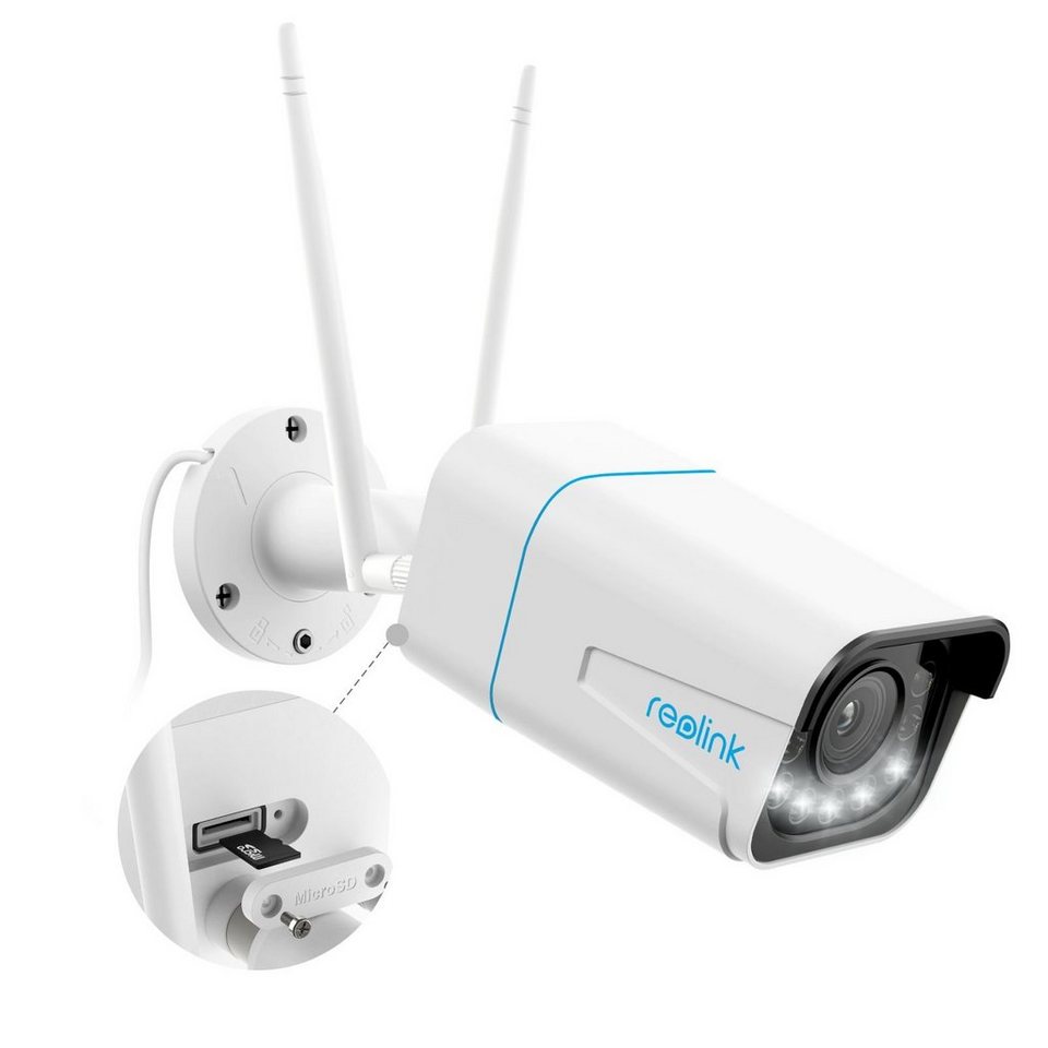 Reolink 511WA 5MP 2,4/5 GHz WLAN IP Überwachungskamera (Außenbereich, mit  Spotlights, Farbiger Nachtsicht, 5X Optischer Zoom, Intelligente  Personen-/Fahrzeugerkennung, Zwei-Wege-Audio)