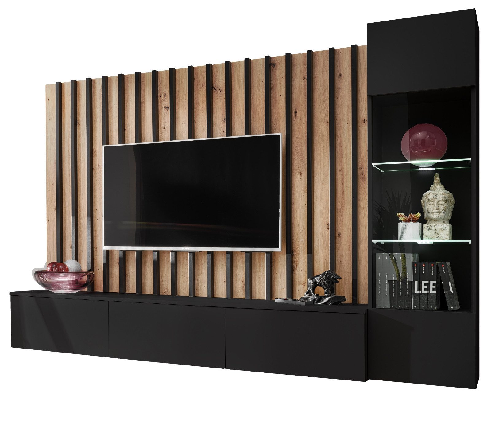 Furn.Design Wohnwand Pearl günstig online kaufen