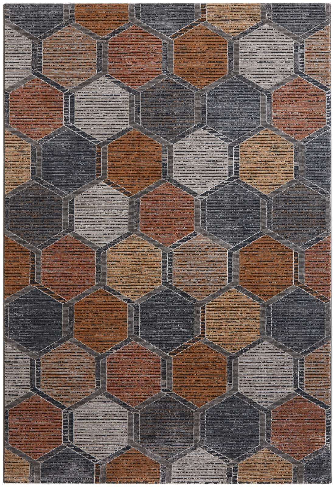TaraCarpet Teppich Tara Carpet Futuro Honeycomb, rechteckig, Höhe: 14 mm, R günstig online kaufen