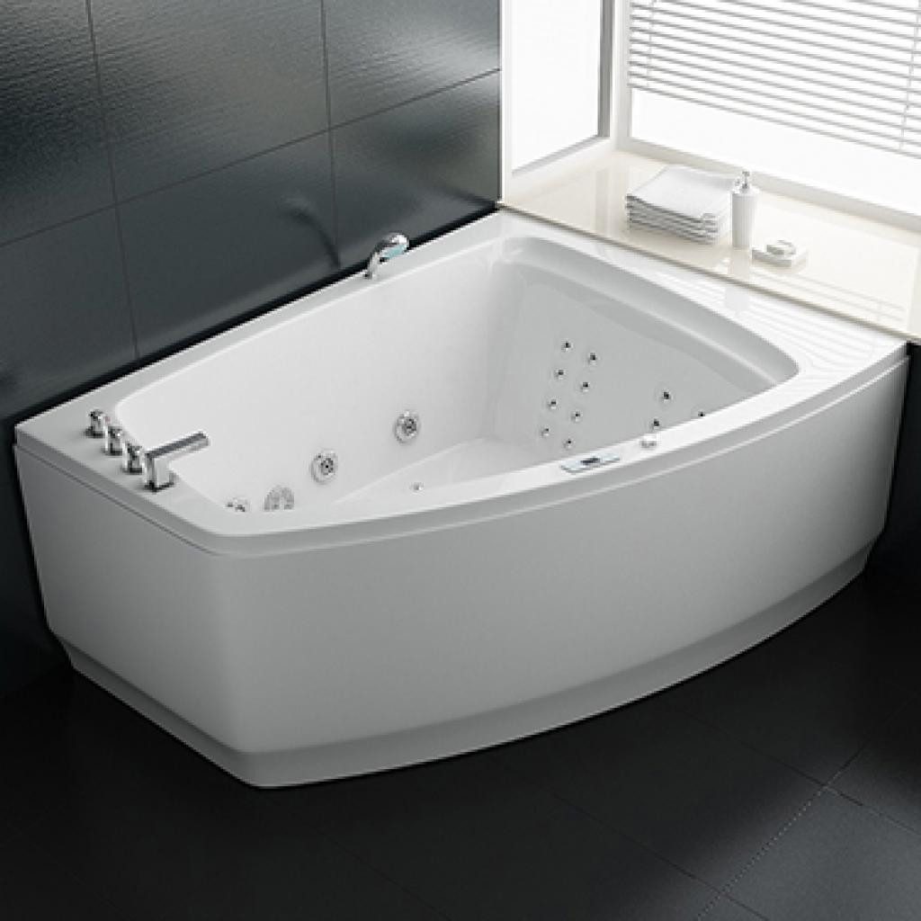 PureHaven Whirlpool 180x140 cm mit Wasserfall, Heizung, Lichttherapie & Soundsystem