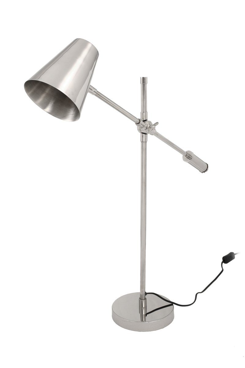 lux.pro Schreibtischlampe, Tischlampe im schicken Factory-Design Silber 68  x 18 x 74 cm