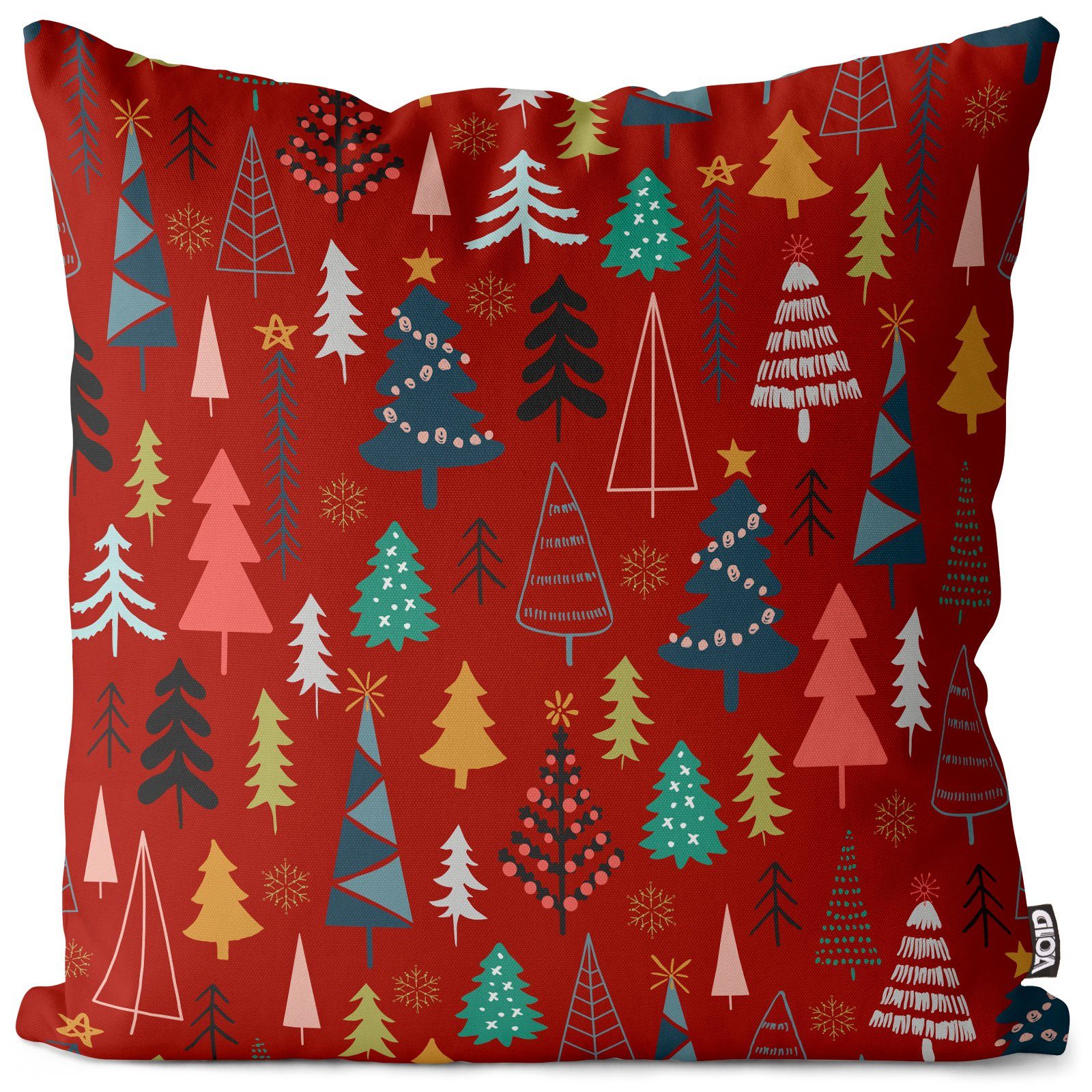 VOID Kissenbezug, (1 Stück), Weihnachtsdeko Wald Winter Weihnachten Schnee günstig online kaufen