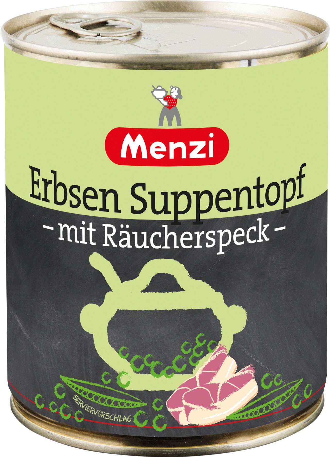Menzi Fertiggericht, Tafelfertiger Eintopf Erbsen