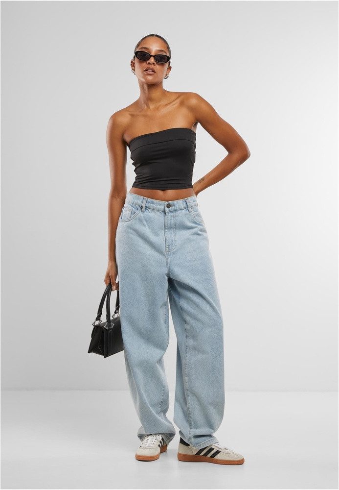 URBAN CLASSICS Shirttop Ladies Bandeau Cropped Top – Bild 3 von 5