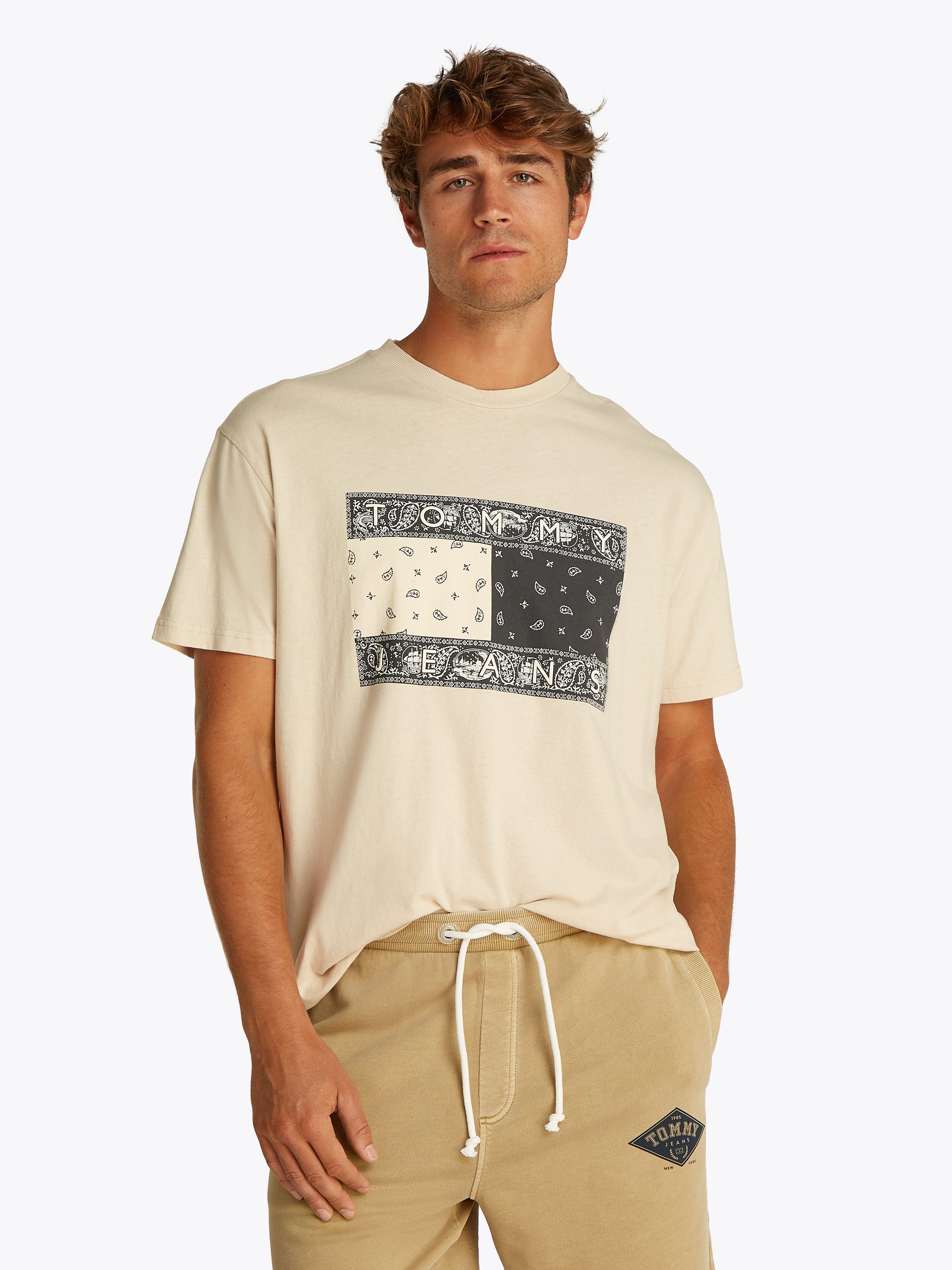 Tommy Jeans T-Shirt TJM RLX PAISLEY günstig online kaufen
