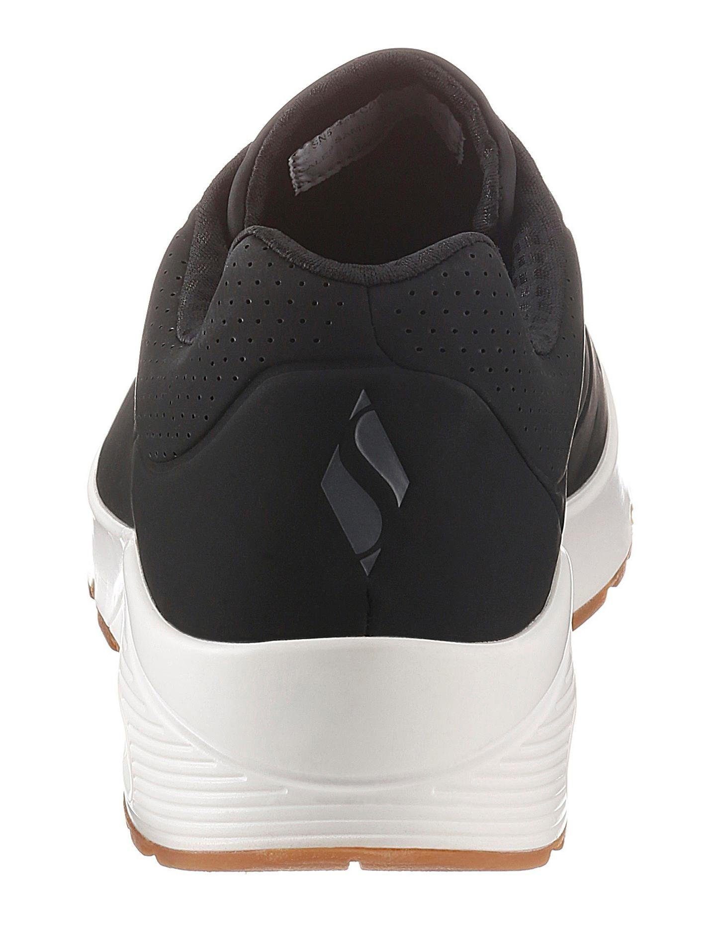 Skechers Uno - Stand on Air Sneaker, Freizeitschuh, Halbschuh, Schnürschuh mit extra Dämpfung