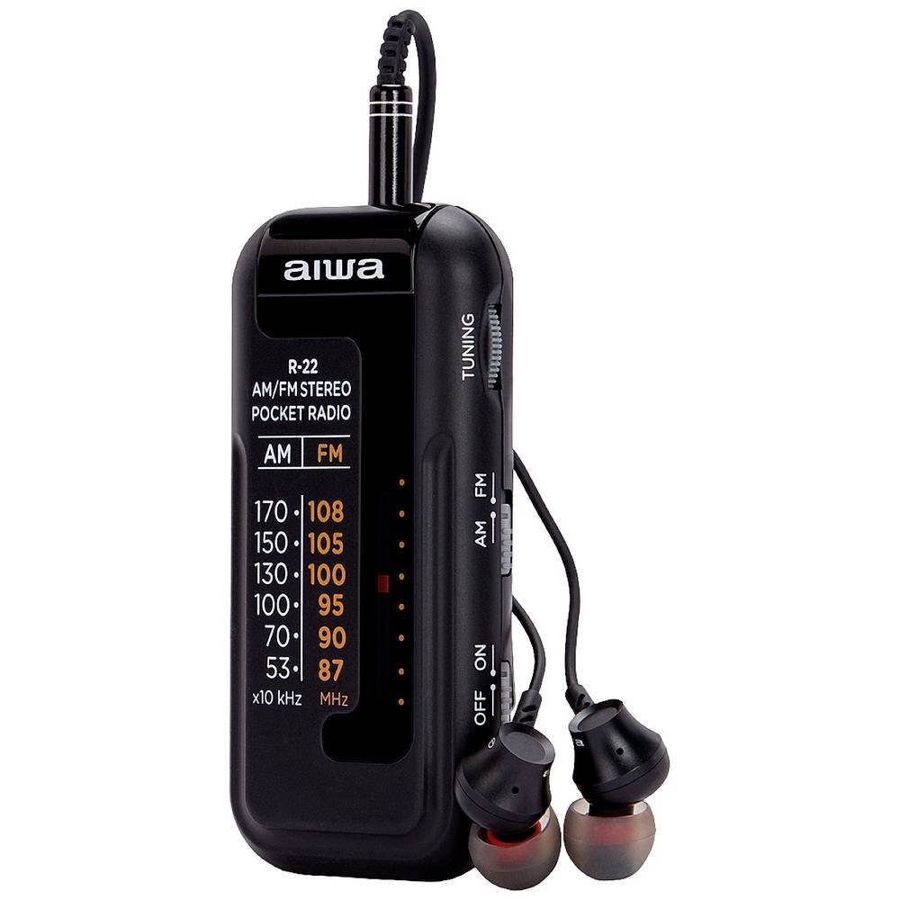 Aiwa R-22BK Radio Mini-Pocket-Radio