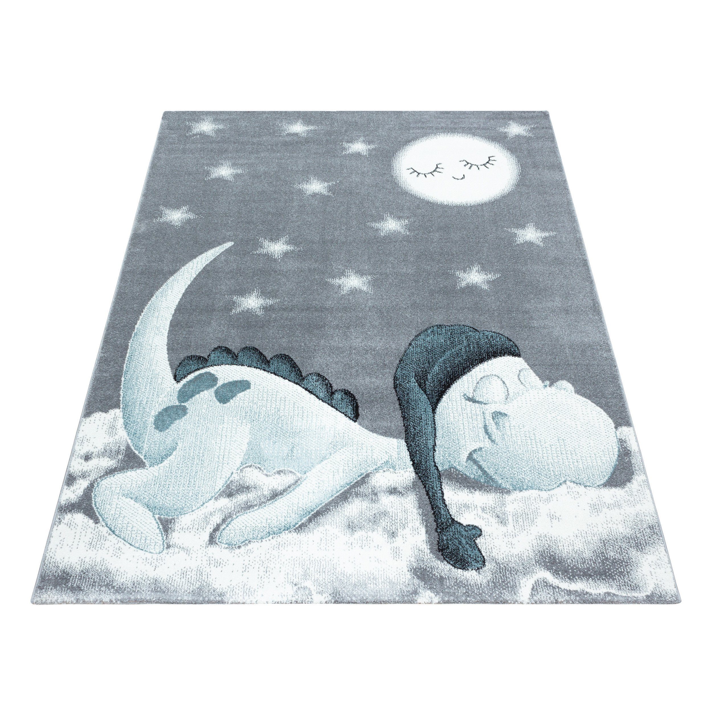 Kinderteppich Teppich für den Flur oder Küche Dinosaurier Design, Stilvoll Günstig, Läufer, Höhe: 10 mm