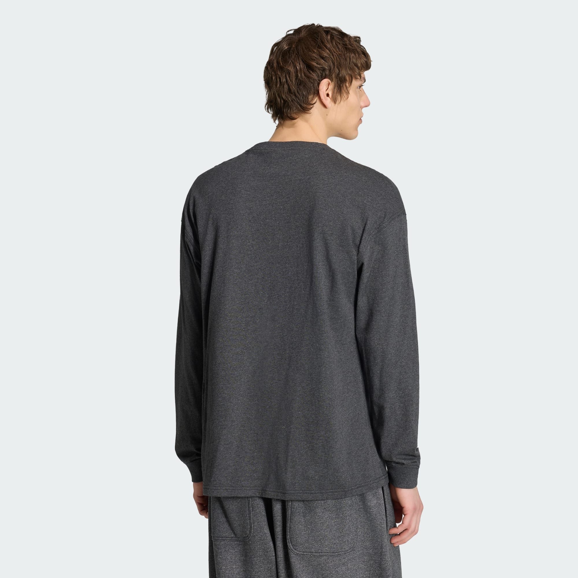 adidas Originals T-Shirt TREFOIL ESSENTIALS MELIERTES LONGSLEEVE (1-tlg)