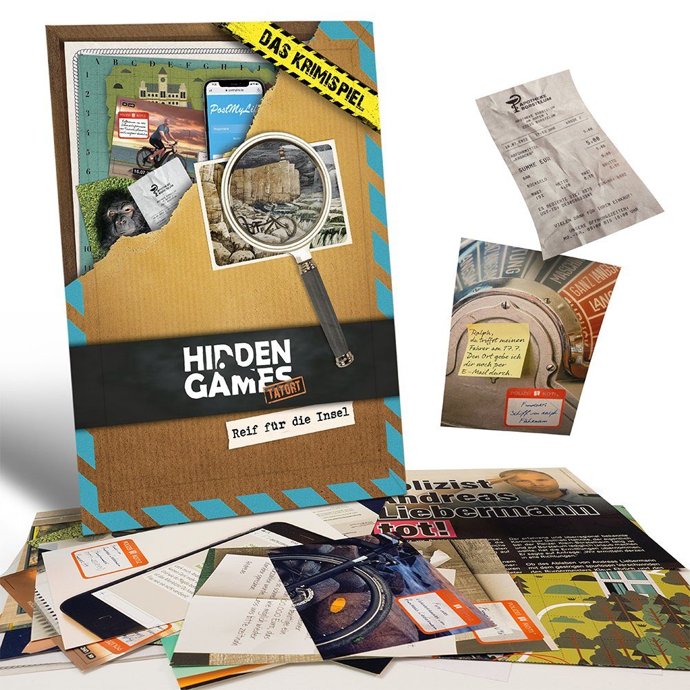 Hidden Games Tatort Spiel Reif für die Insel, Krimispiel, Made in Germany