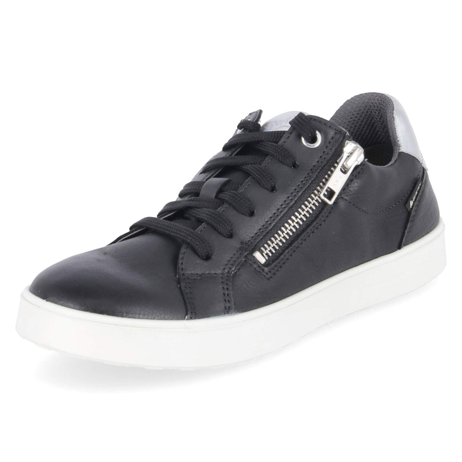 Superfit Superfit 1-000810-0000 Mädchen Leder & Textil black Schnürschuh