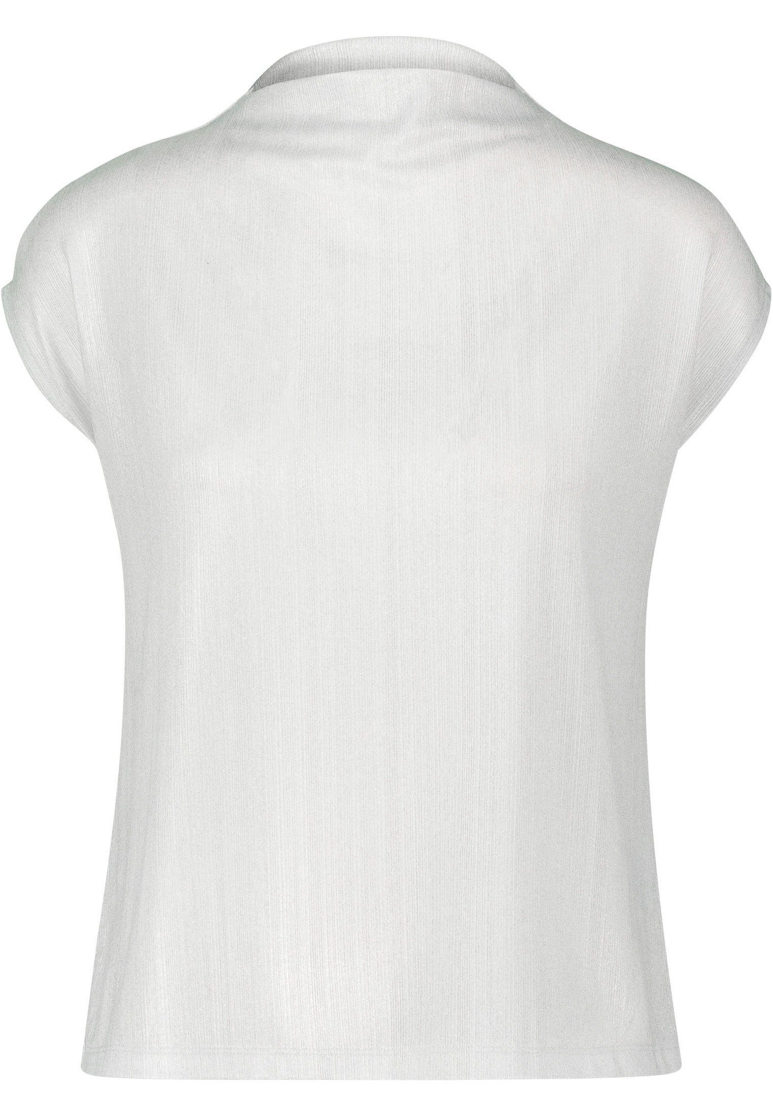 Details Plain/ohne (1-tlg) Ausschnitt T-Shirt Zero glänzend U-Boot