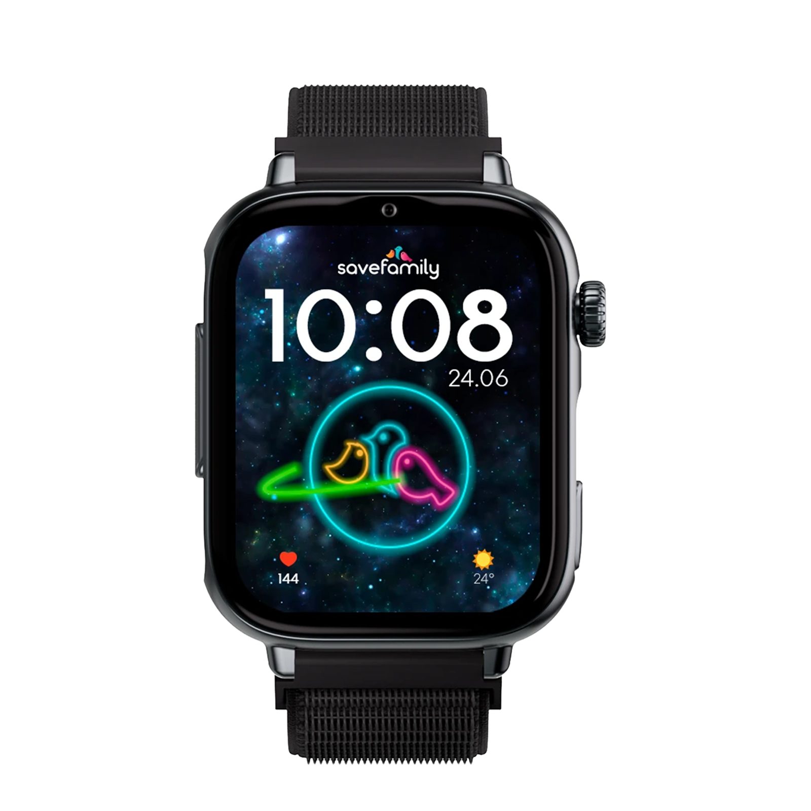 SaveFamily SaveWatch Plus 2 Nano SIM Kinderuhr, GPS, SOS Knopf Smartwatch, SOS-Funktion, GPS, Schulmodus und 2 MP Kamera