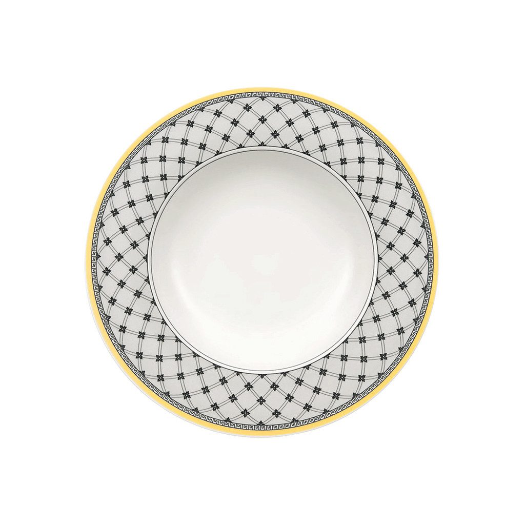 Villeroy & Boch Suppenteller Audun Suppenteller, (1 St), Premium Porcelain, mikrow.- & spülm.sicher, Made in Germany