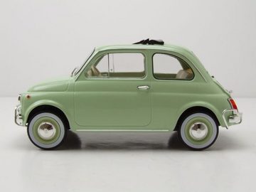 Norev Modellauto Fiat 500 L 1968 hellgrün mit Geburtsverpackung Modellauto 1:18 Norev, Maßstab 1:18