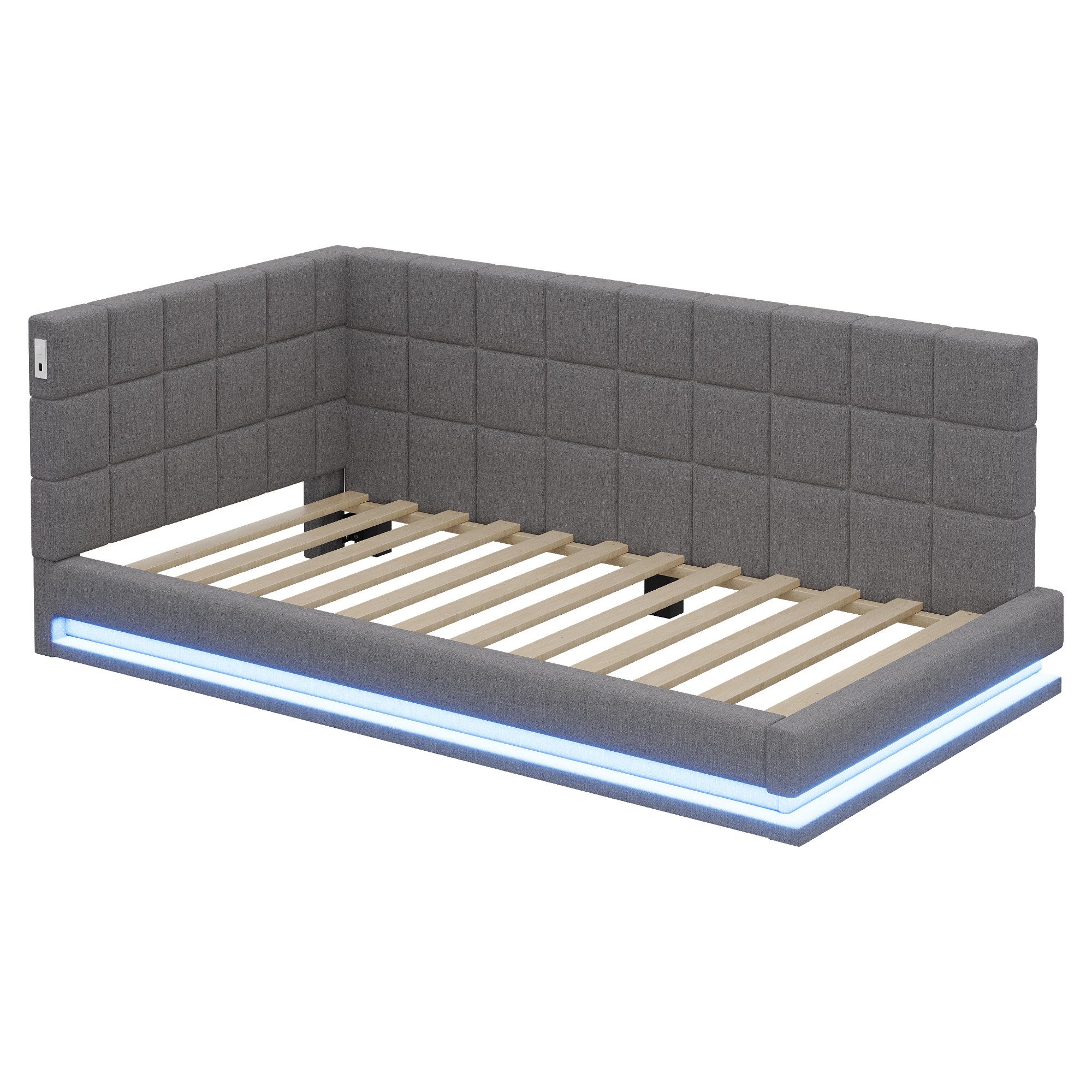 REDOM Schlafsofa Polsterbett,Funktionsbett,Jugendbett, Multifunktionales Po günstig online kaufen