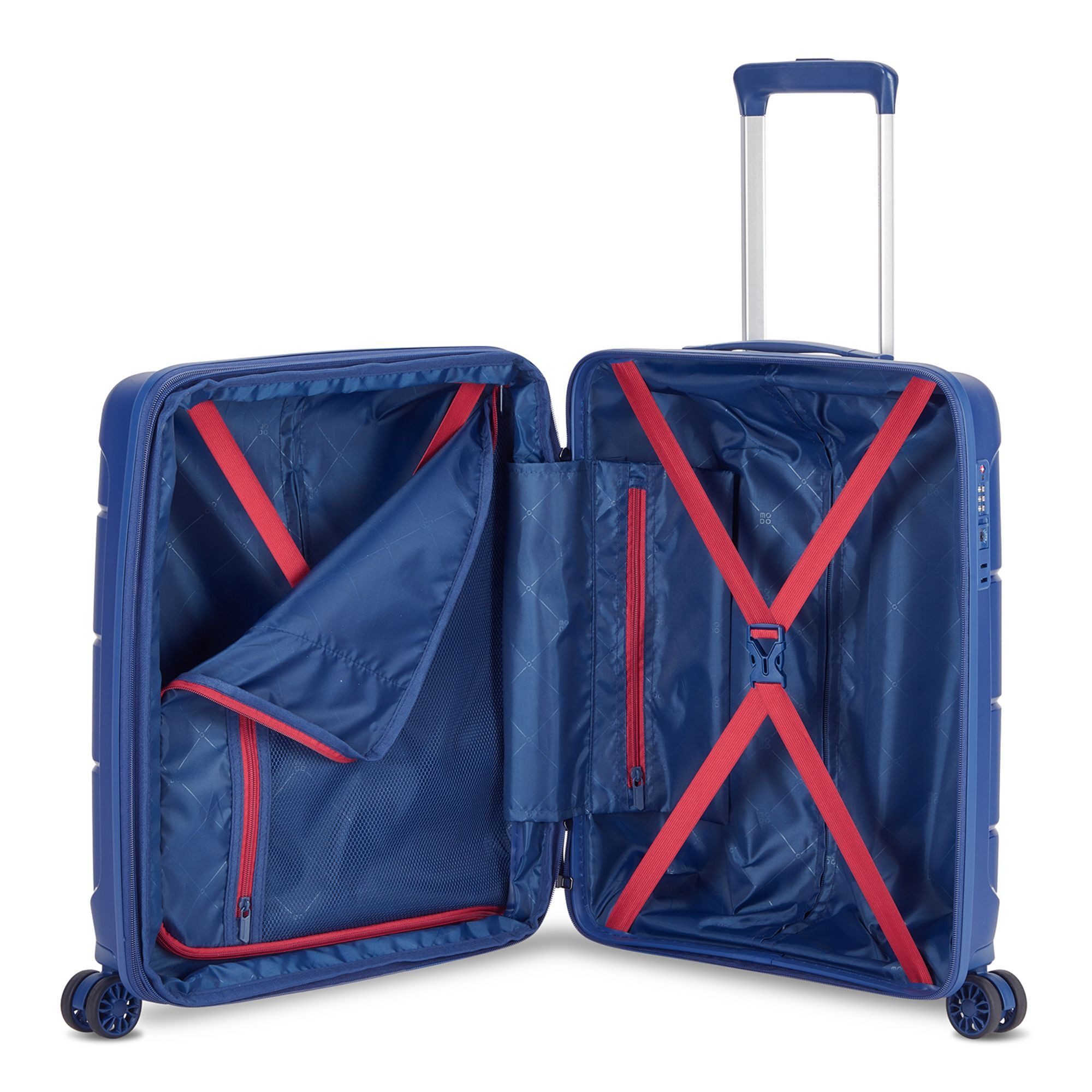 MODO by Roncato Trolleyset Starlight 3.0, 4 Rollen, (3-teilig, 3 tlg), Polypropylen