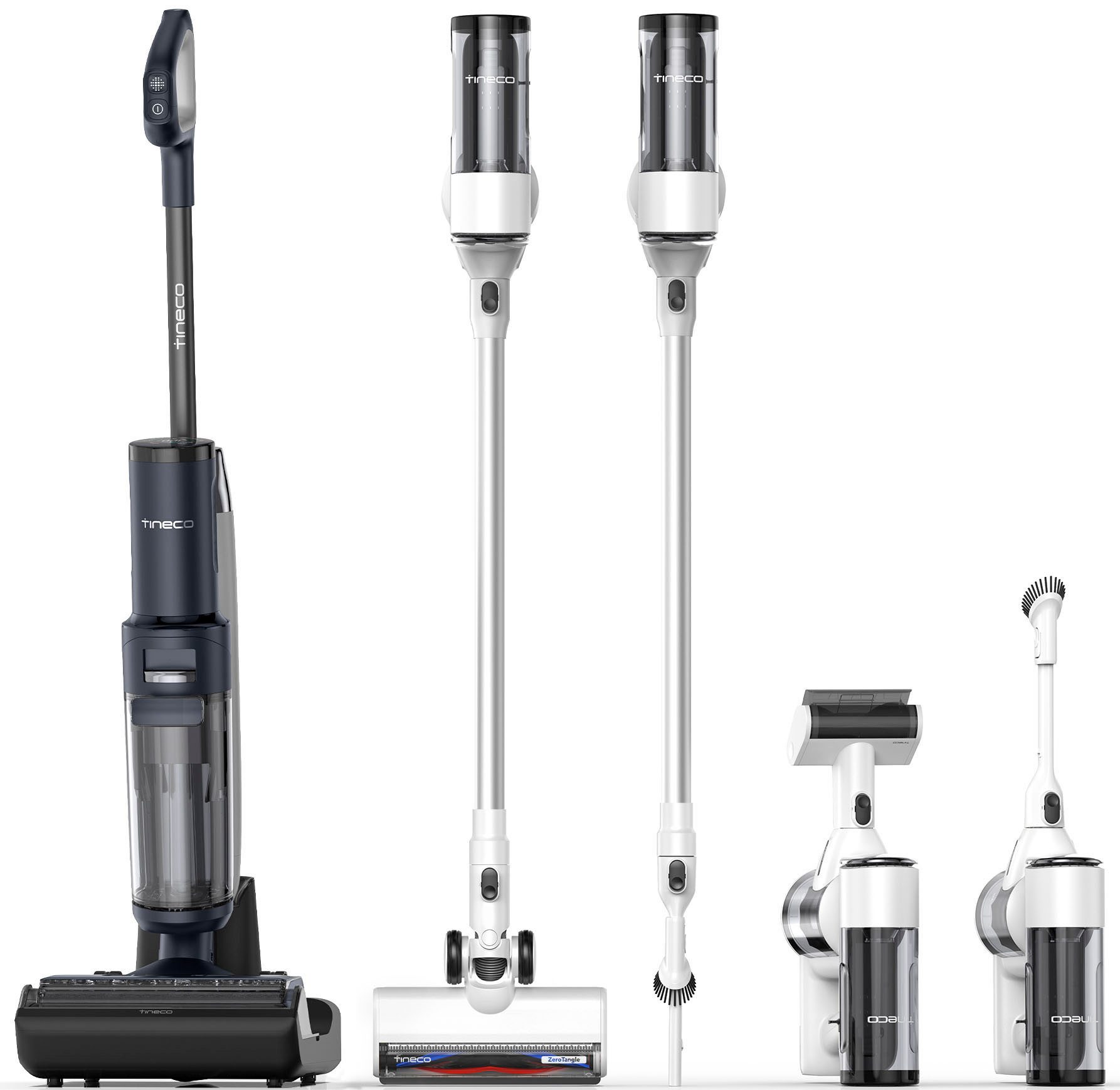 Tineco Nass-Trocken-Sauger Floor One Switch S7 PET, mit Selbstantrieb, 70°Grad Heißluft-Trocknung, 250 W, beutellos, effektiv gegen Tierhaare, Selbstreinigung, Teppich & Hartboden
