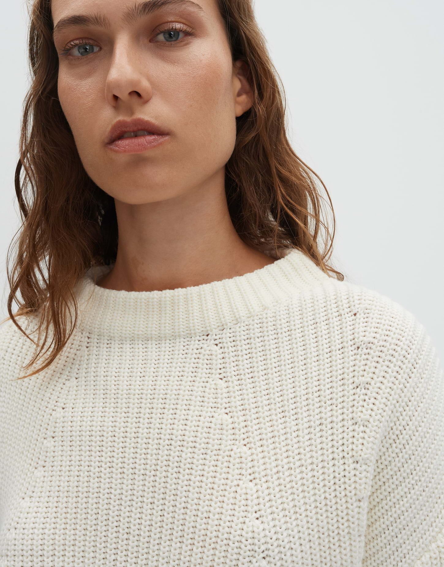 someday Strickpullover TELLINA TEXTURE Regular im Baumwollmix lockere Passform, gerader Schnitt, Rippstruktur, pflegeleicht