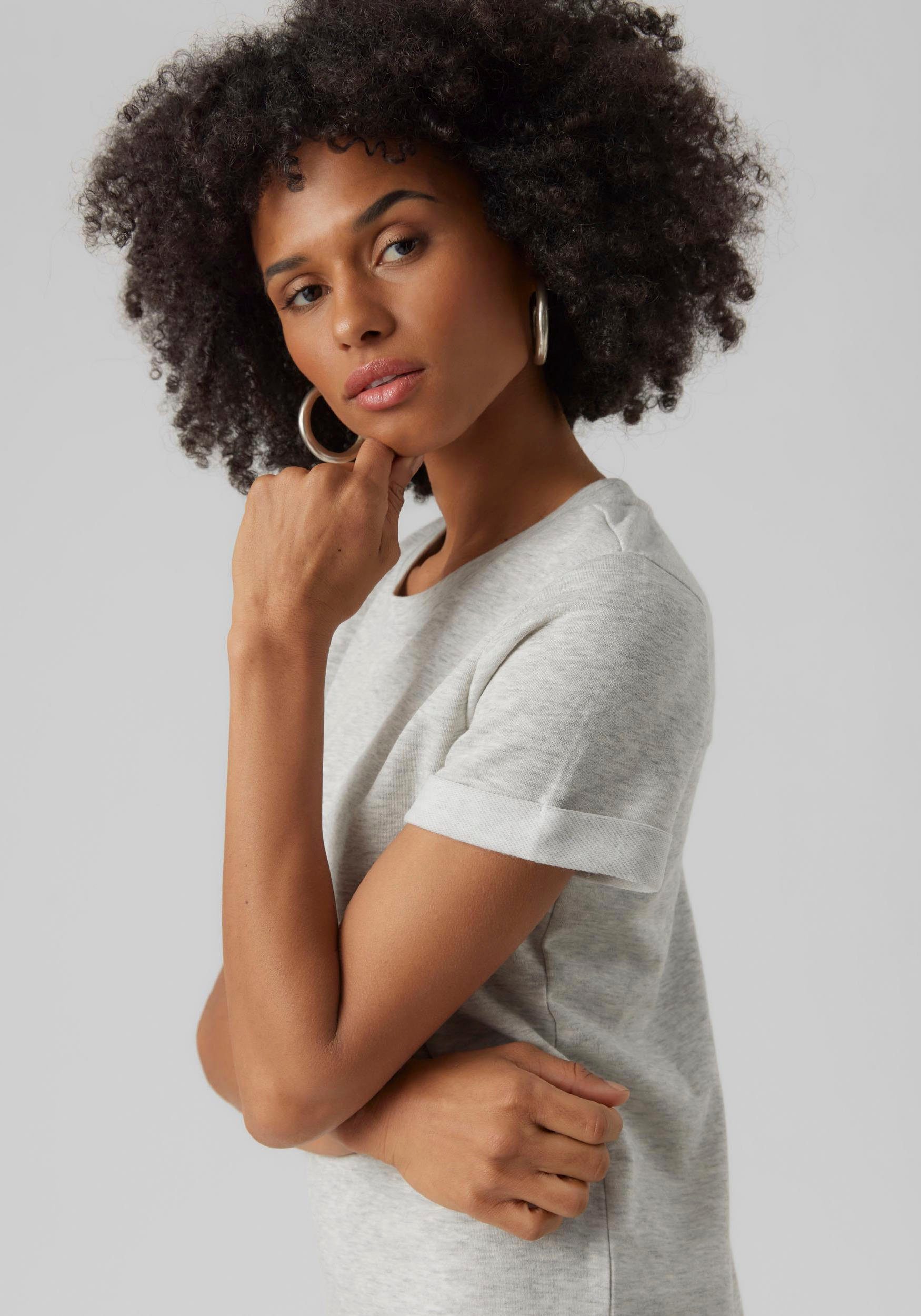 Vero Moda Jerseykleid VMSASHAMILLA SS SWEAT DRESS NOOS Sommerkleid