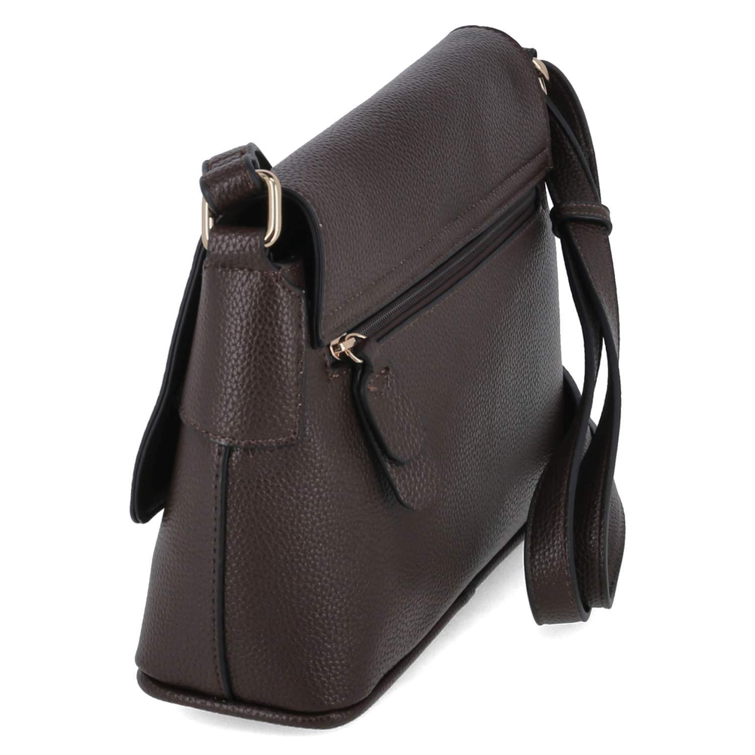 L. CREDI Handtasche L.Credi 1006604/332 Damen Umhängetaschen Synthetik brown