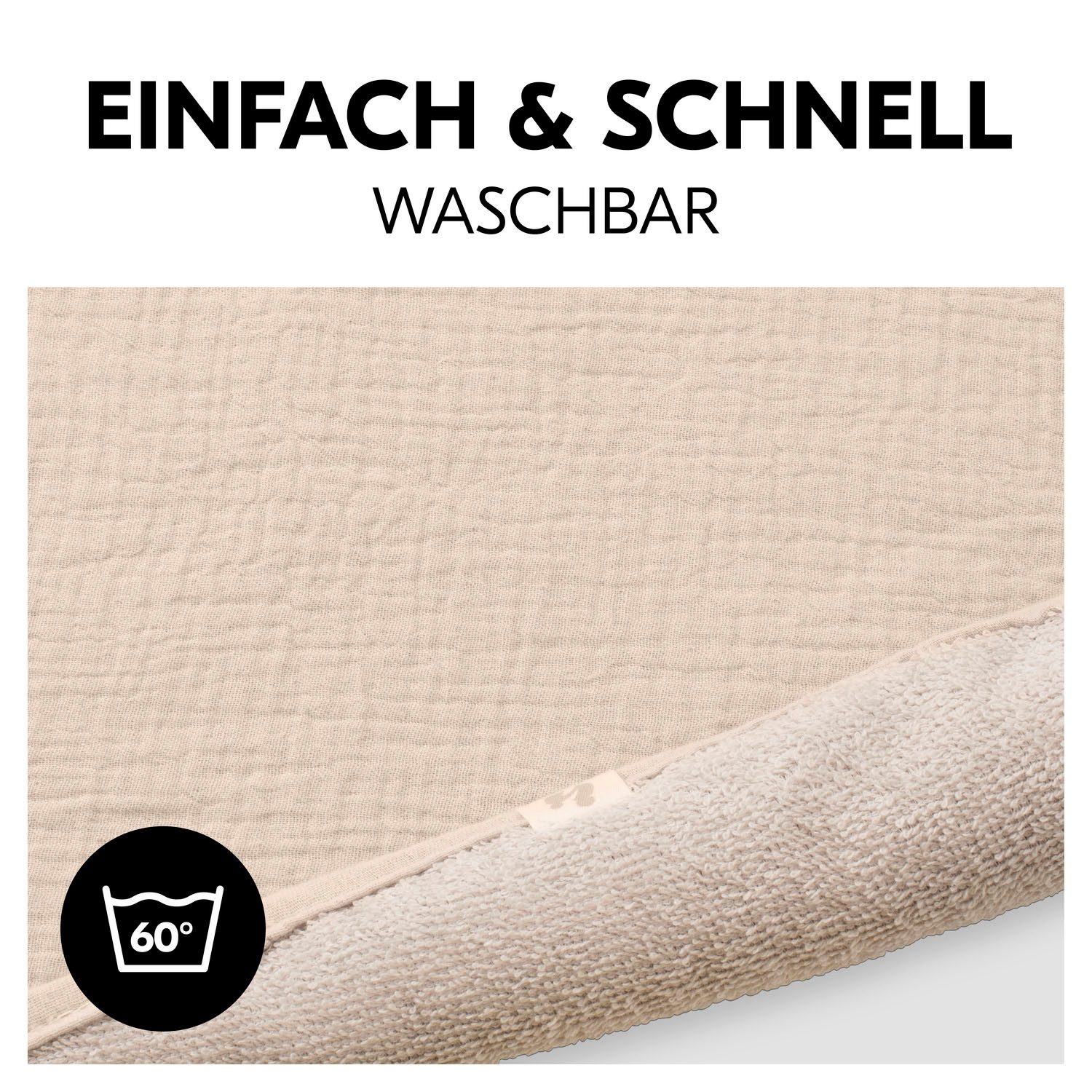 Hauck Wickelauflagenbezug Changing Mat Liner – Bild 4 von 5