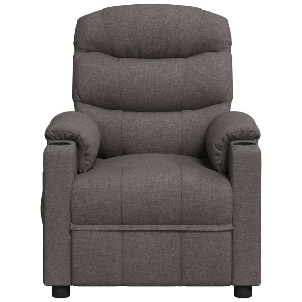 vidaXL Massagesessel Massagesessel Dunkelgrau Stoff (1-St) günstig online kaufen
