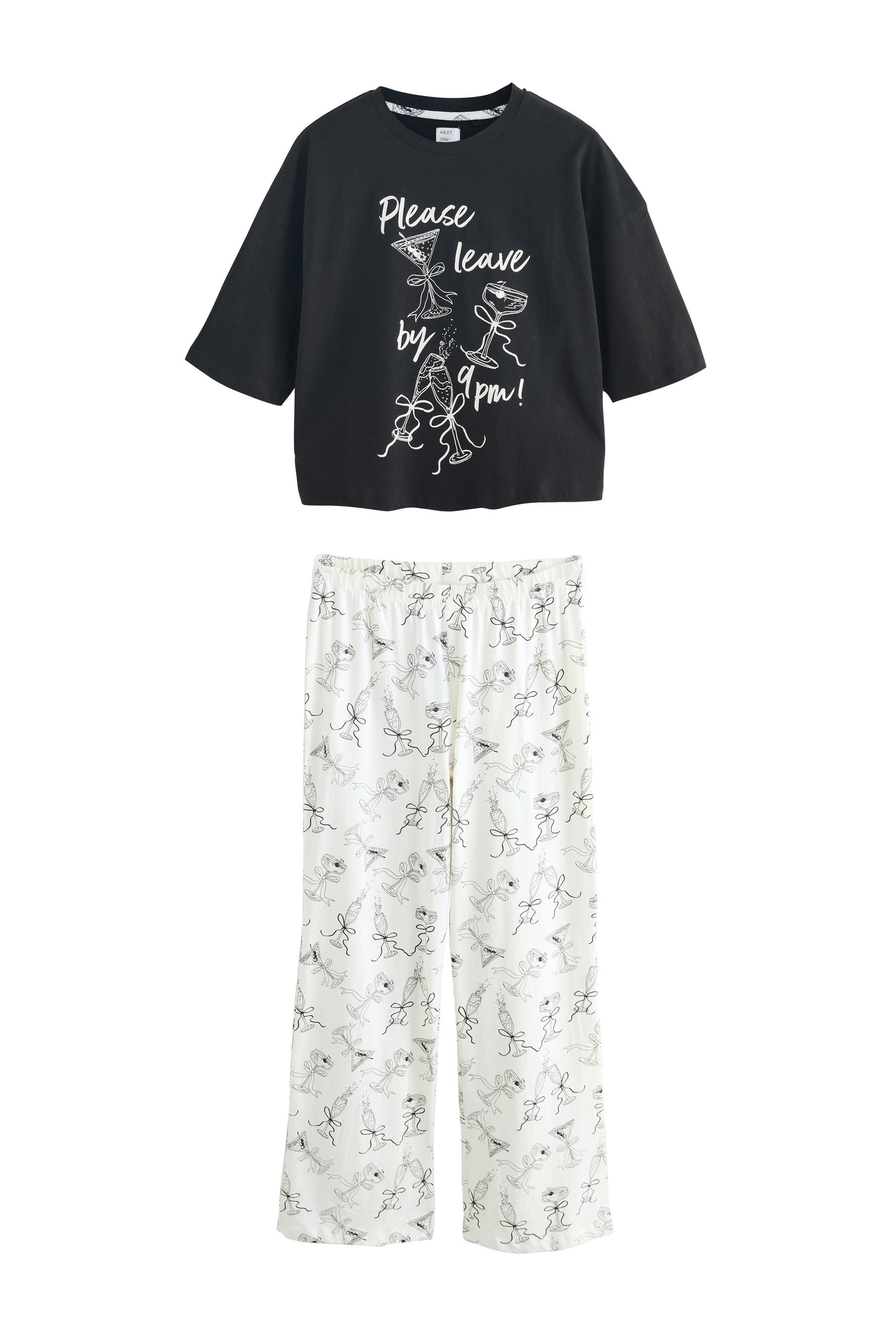 Next Pyjama Kurzärmeliger Baumwoll-Pyjama (2 tlg) günstig online kaufen