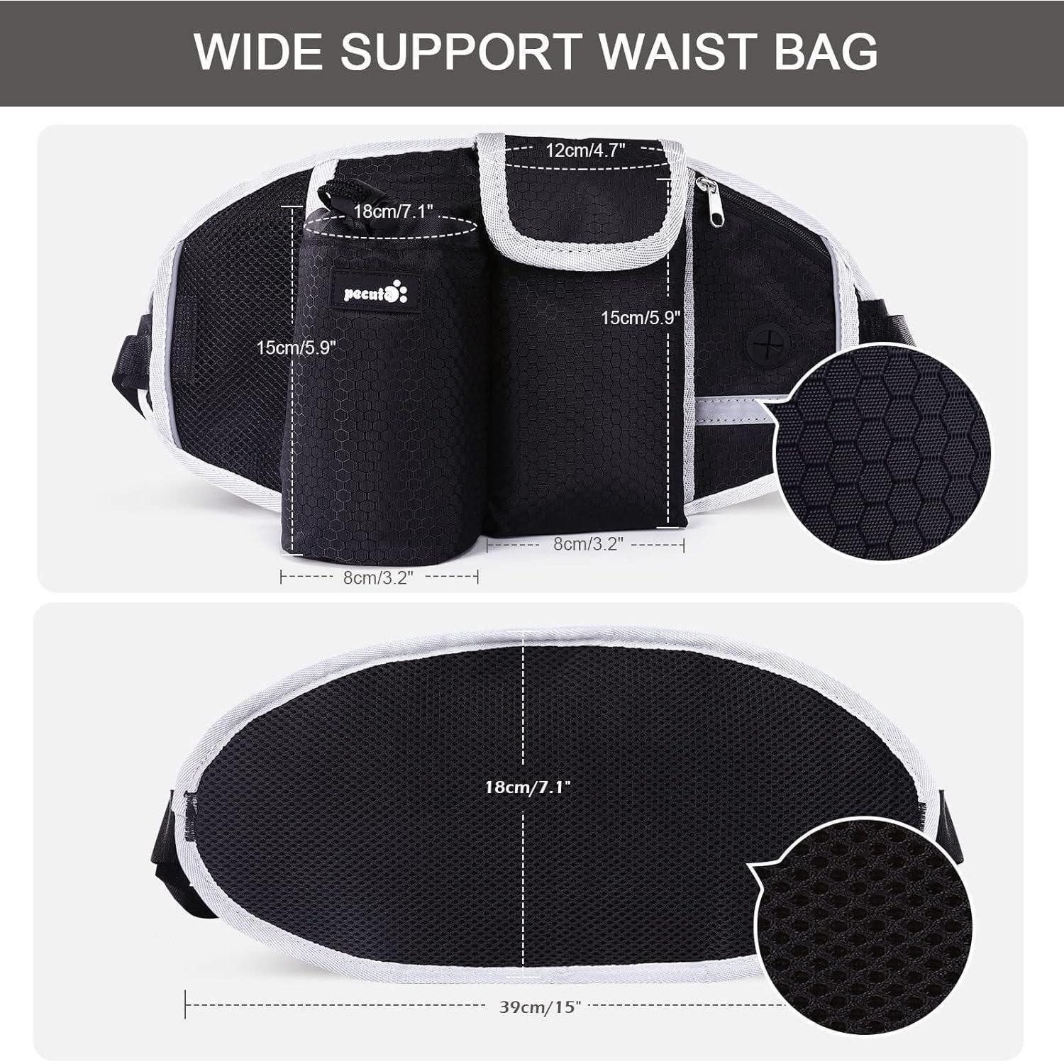 LuxusKollektion Joggingleine Joggingleine mit Bauchgurt und reflektierenden Elementen, elastische