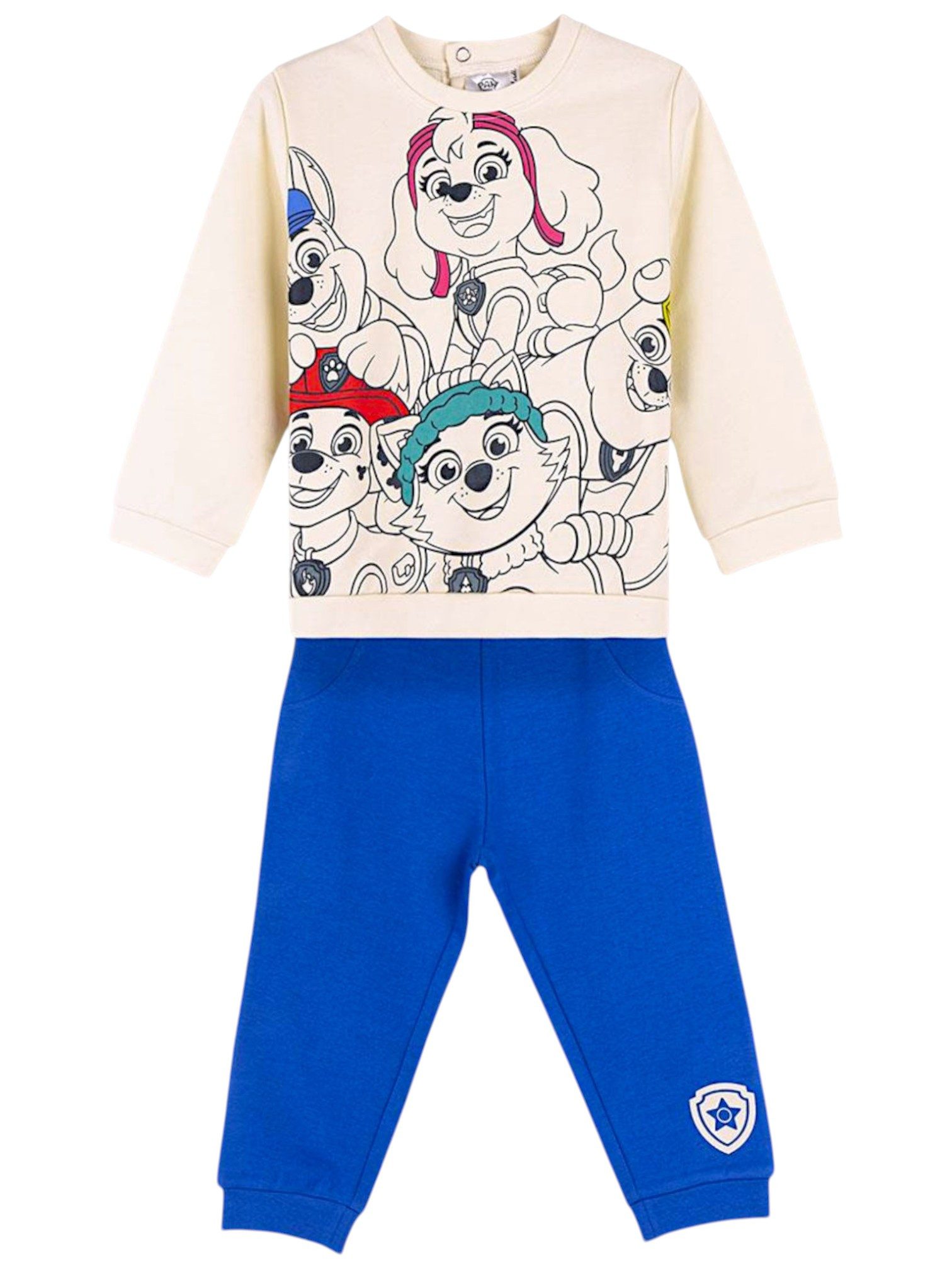 Cerdá Freizeitanzug PAW Patrol (2-tlg), Kleinkinder Outfit Sweatshirt & Hose