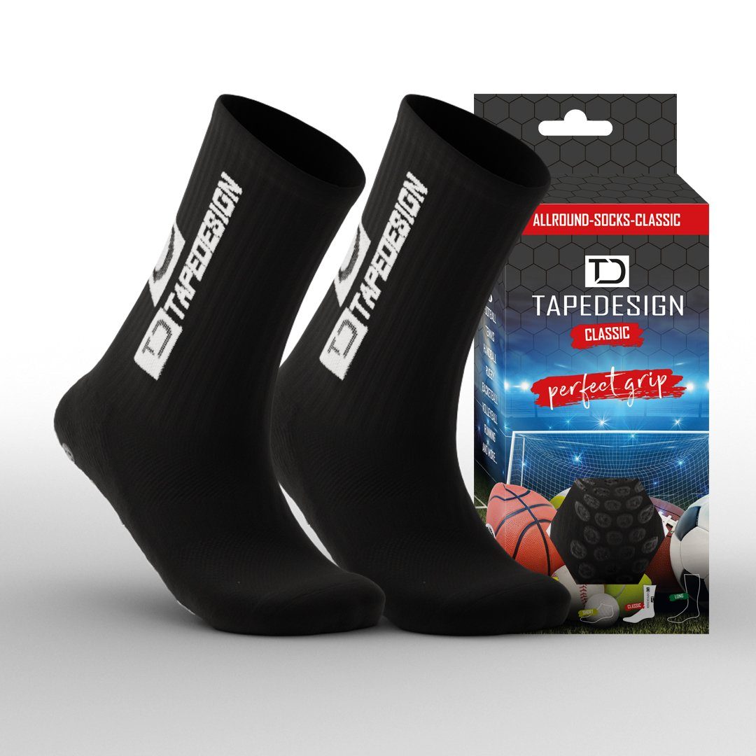 Tapedesign Спортивные носки Allround Sock Classic black