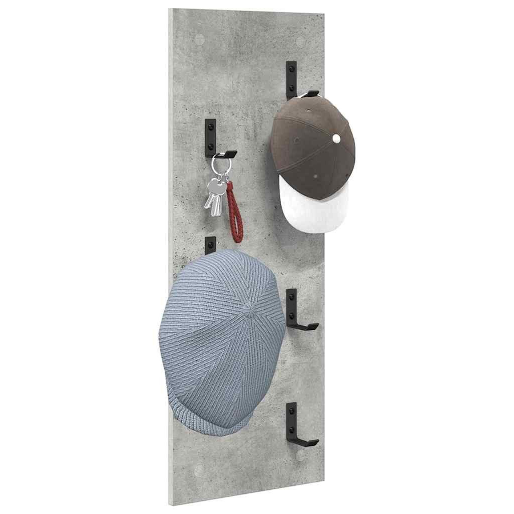 vidaXL Regal Wandmontierter Kleiderständer Betongrau 30 günstig online kaufen