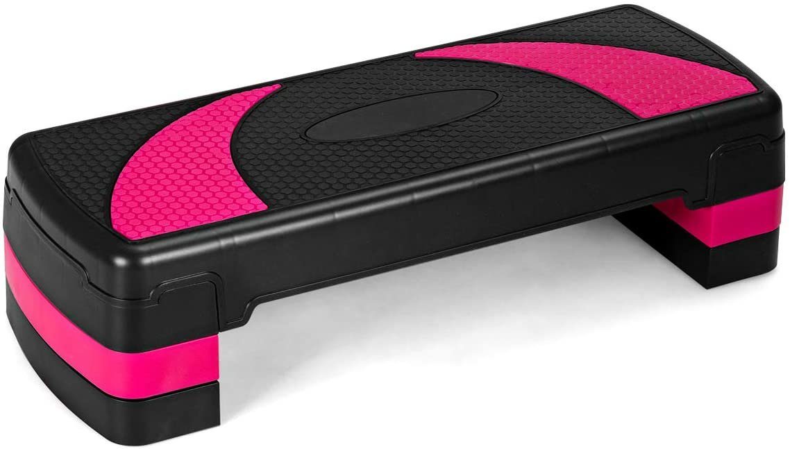 Stepper Fitness COSTWAY Con Rotazione 360° E Manubrio Regolabile – Display LCD, Idraulico Silenzioso | Per Casa, Ufficio E Palestra