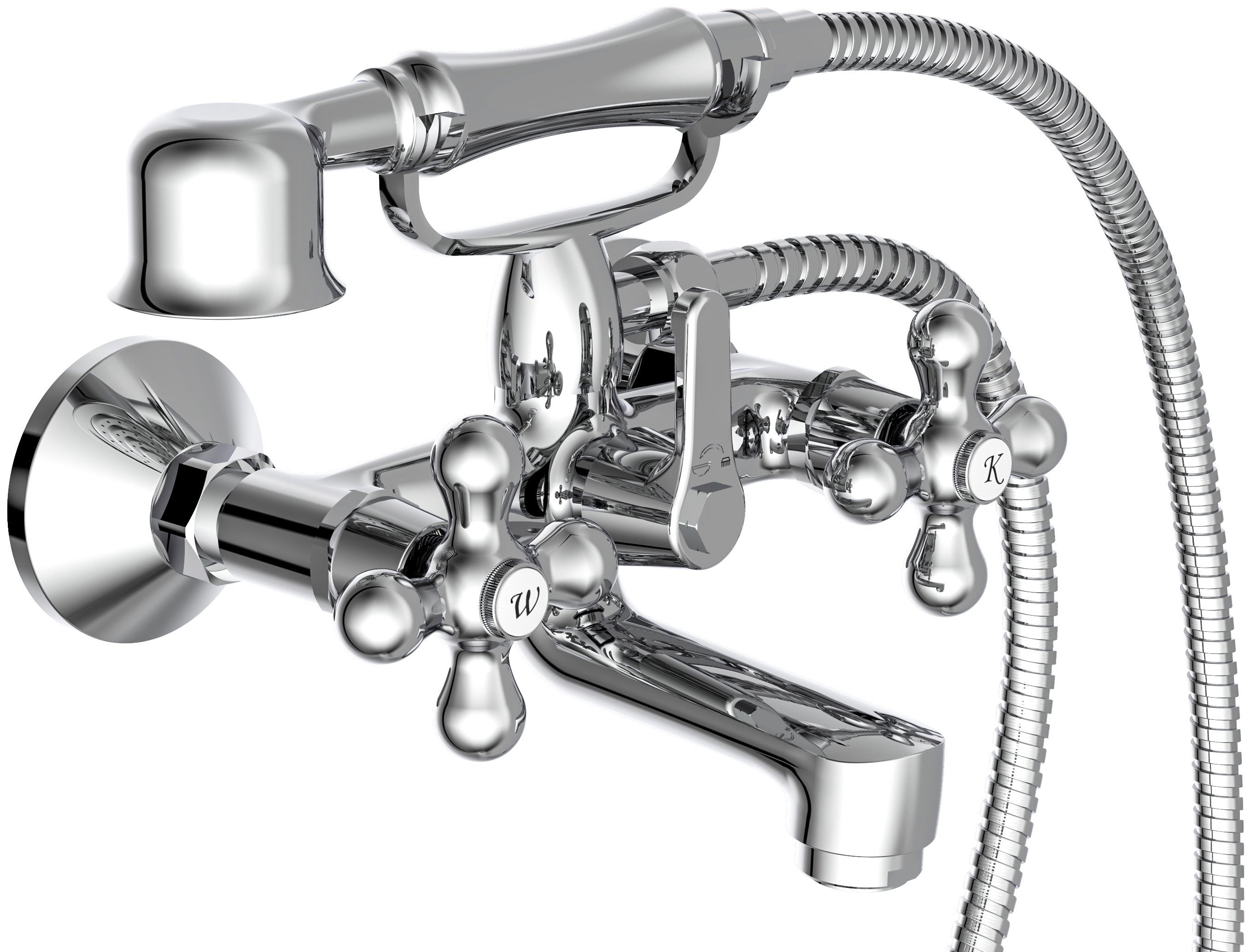 Schütte Wannenarmatur Elk (Set) Mischbatterie Badewanne, Wasserhahn Bad mit günstig online kaufen